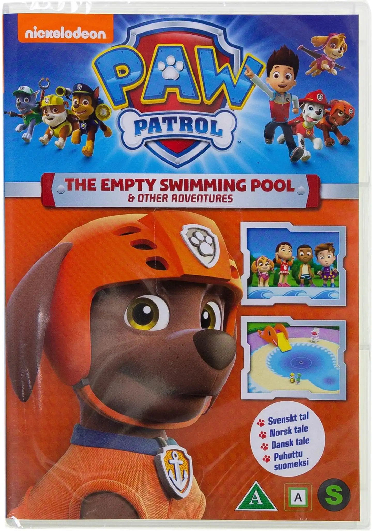 Paw Patrol kausi 1 osa 6 - Tyhjä uima-allas DVD