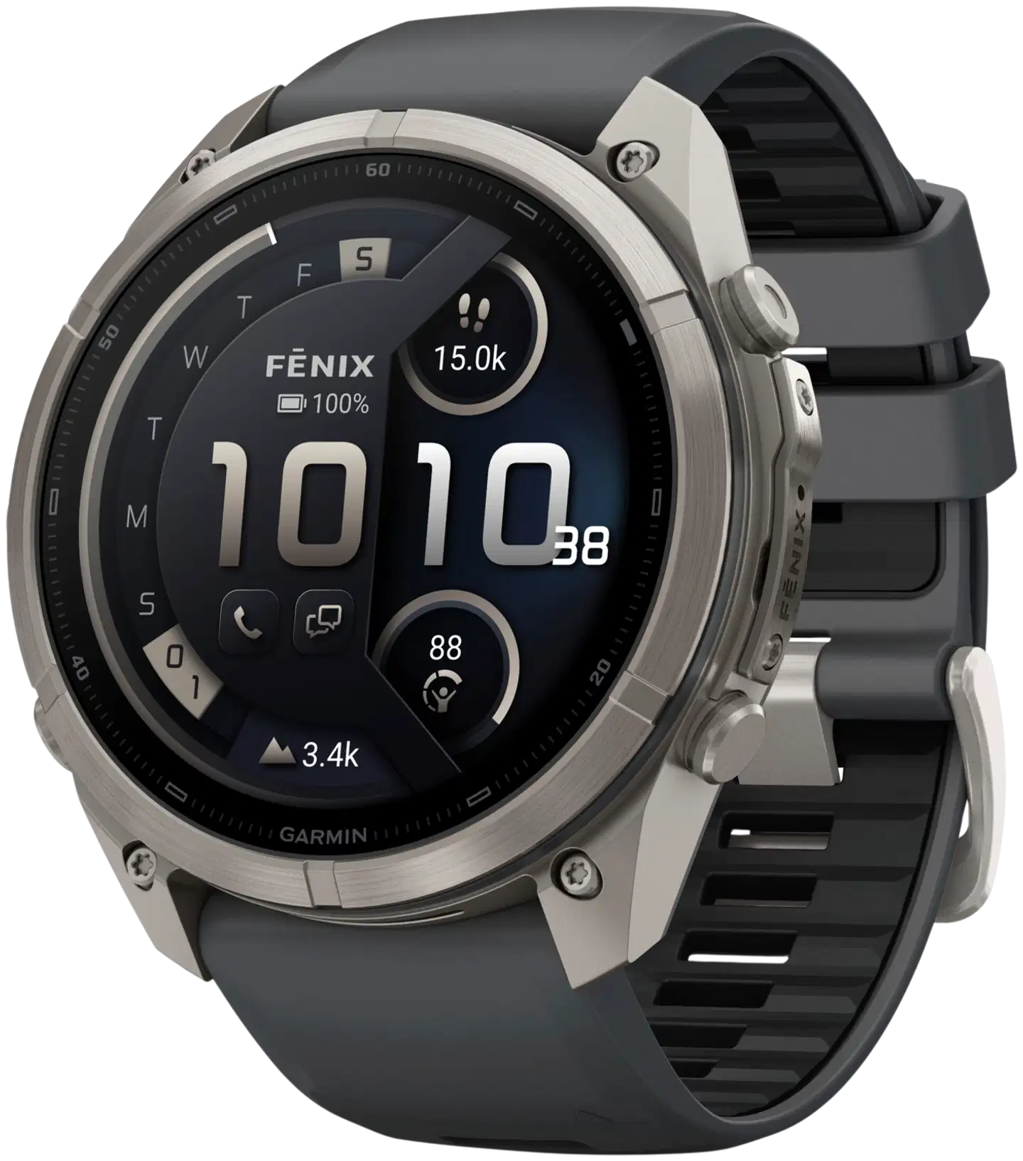 Garmin Fenix 9 Pro inReach 51 mm titaani- ja grafiitinharmaa urheilukello - 1