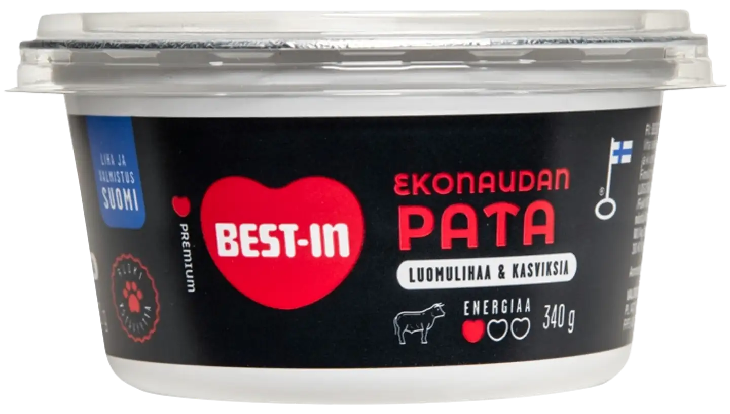 Best-In Ekonaudan Pata Koiran Tuoreruoka 340g