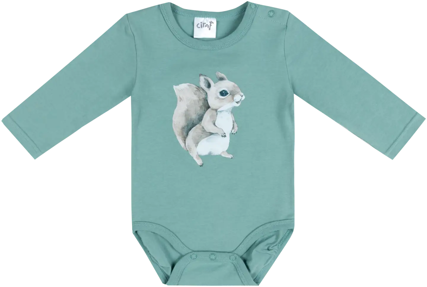 Ciraf vauvojen body Kurre - 16-5808tcx iceberg green - 1
