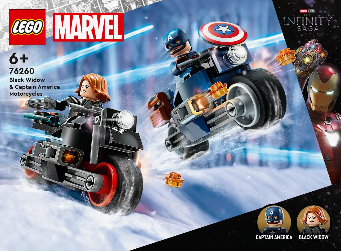 LEGO® Super Heroes Marvel 76260 Black Widow ja Captain America - 3