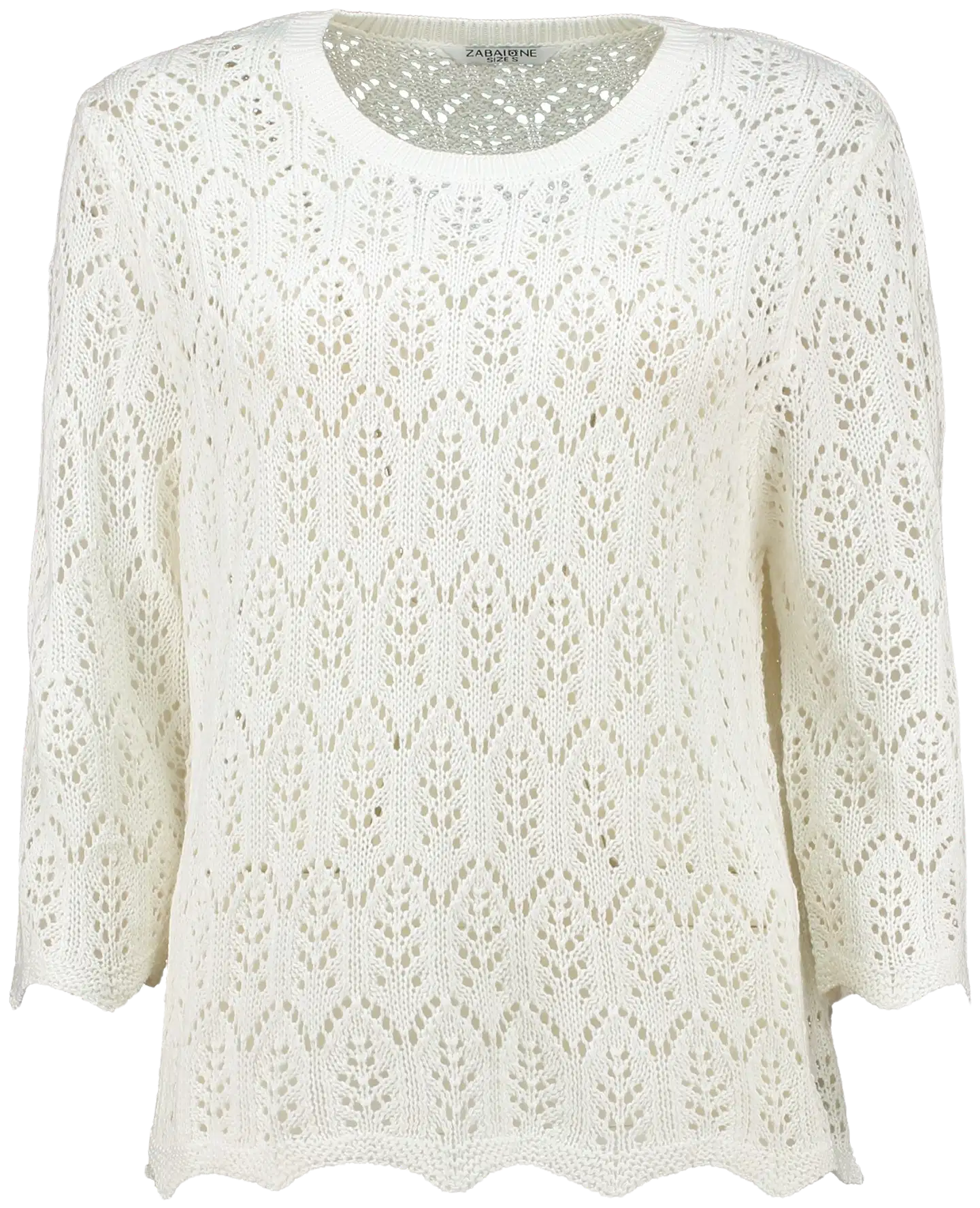 Zabaione naisten neule An44na - offwhite - 1