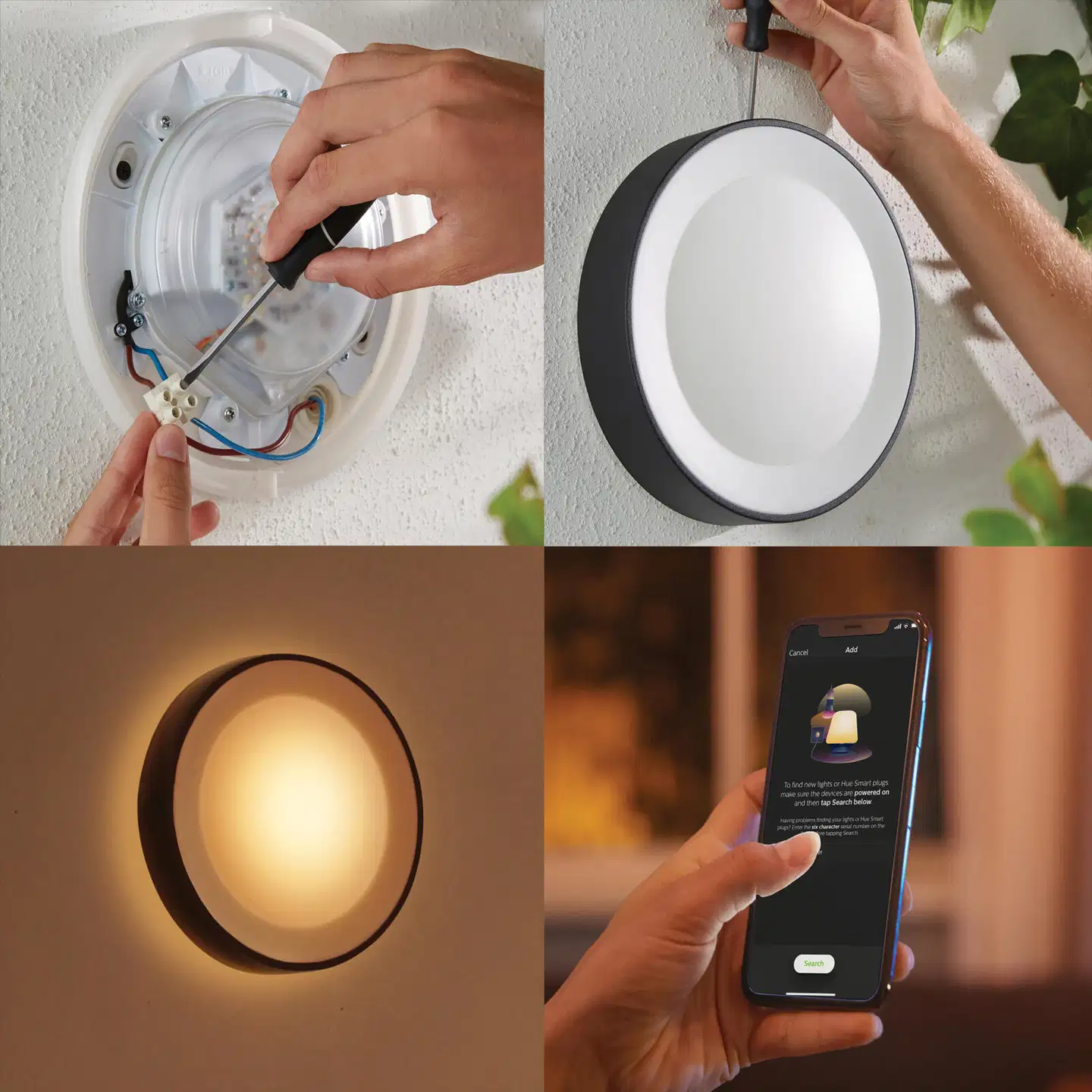 Philips Hue Daylo -seinävalaisin ulkokäyttöön 15W 2000-6500K 1060LM musta - 4