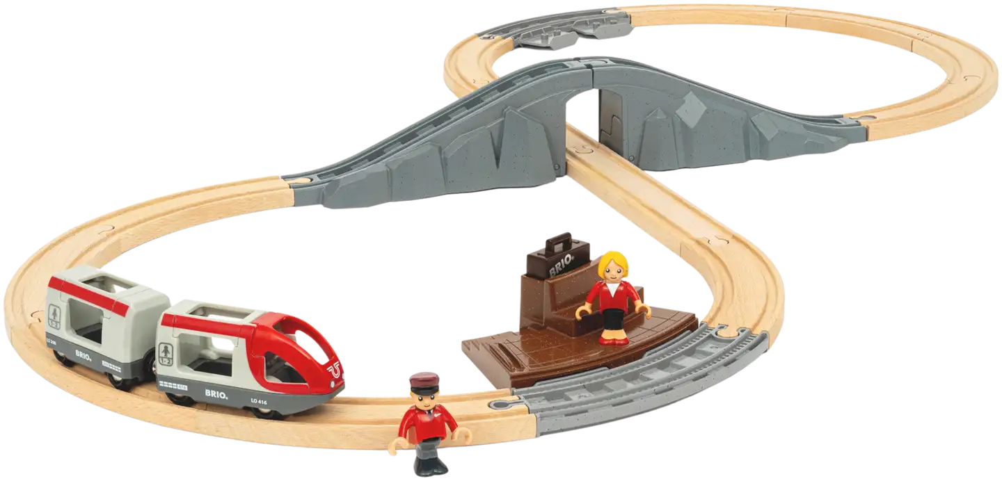 BRIO Henkilöjunasetti aloituspakkaus - 1
