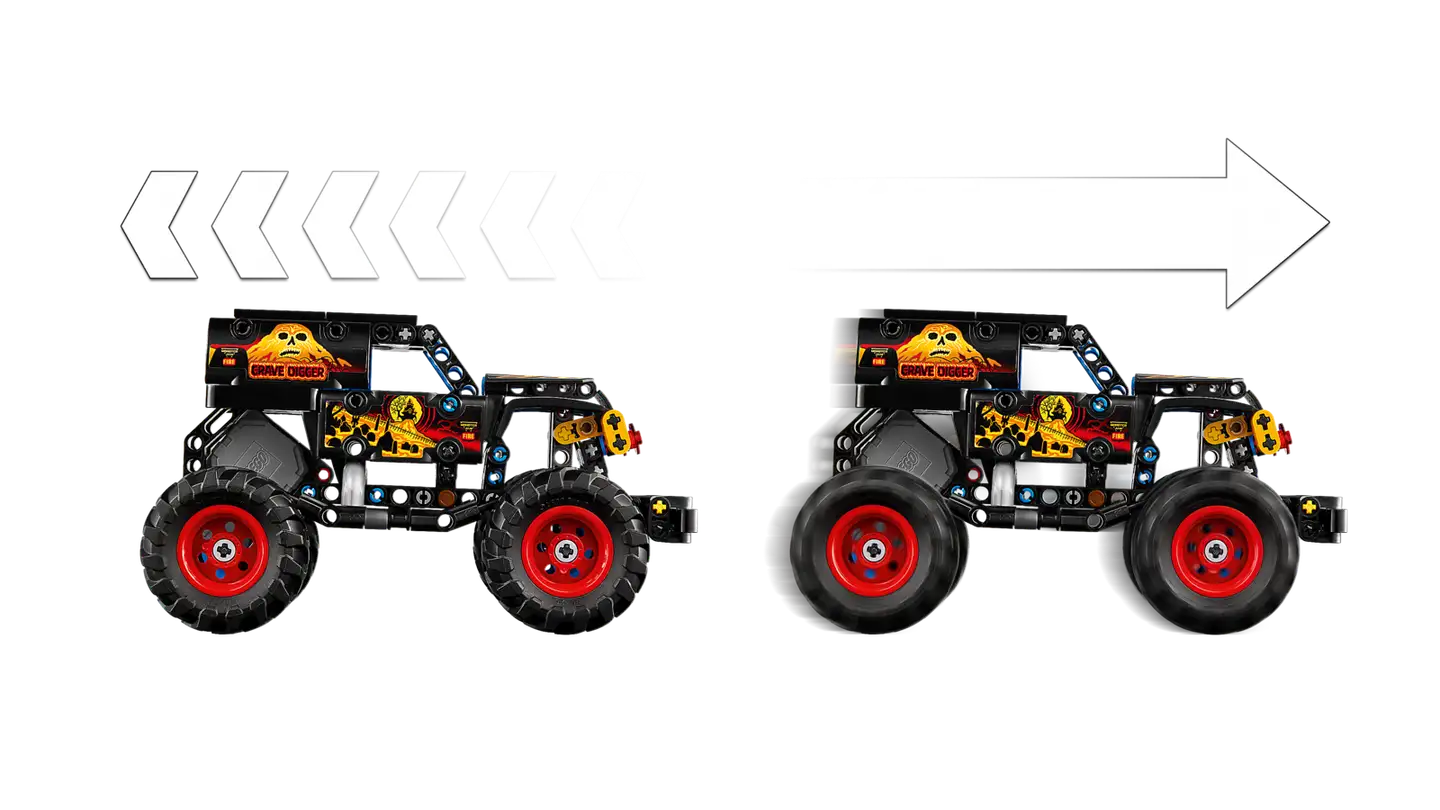 LEGO® Technic 42219 Monster Jam™ Grave Digger™ tuli ja jää - 8