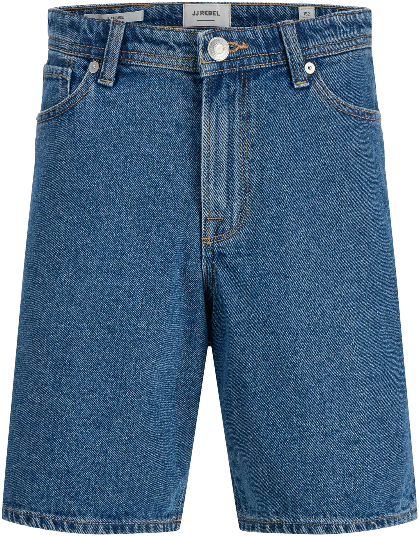 JJ REBEL JUNIOR lasten farkkushortsit - Blue denim - 1