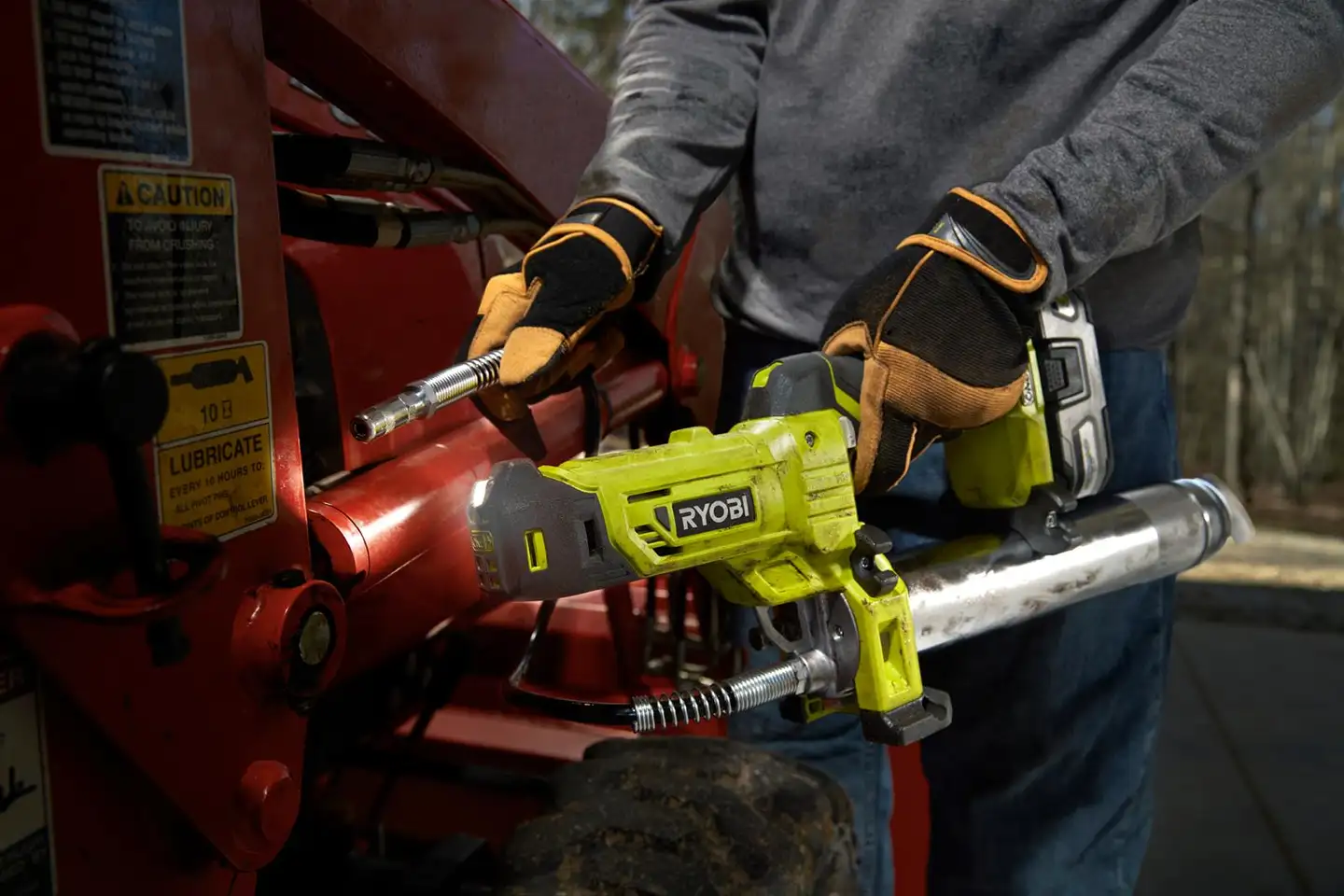 Ryobi 18V rasvapuristin R18GG-0 - 4