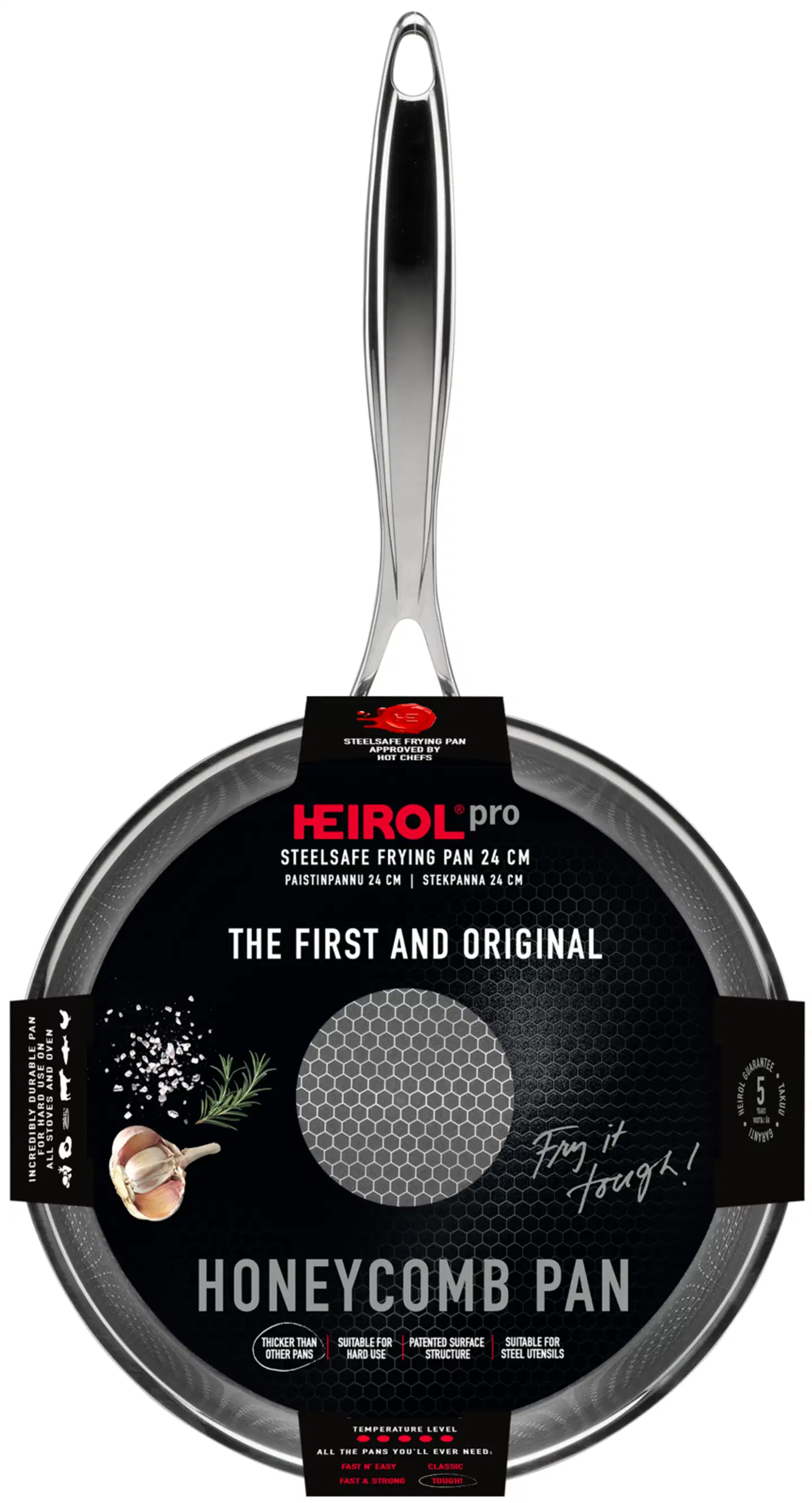 Heirol Paistinpannu 24 cm Steelsafe™ Pro - 3