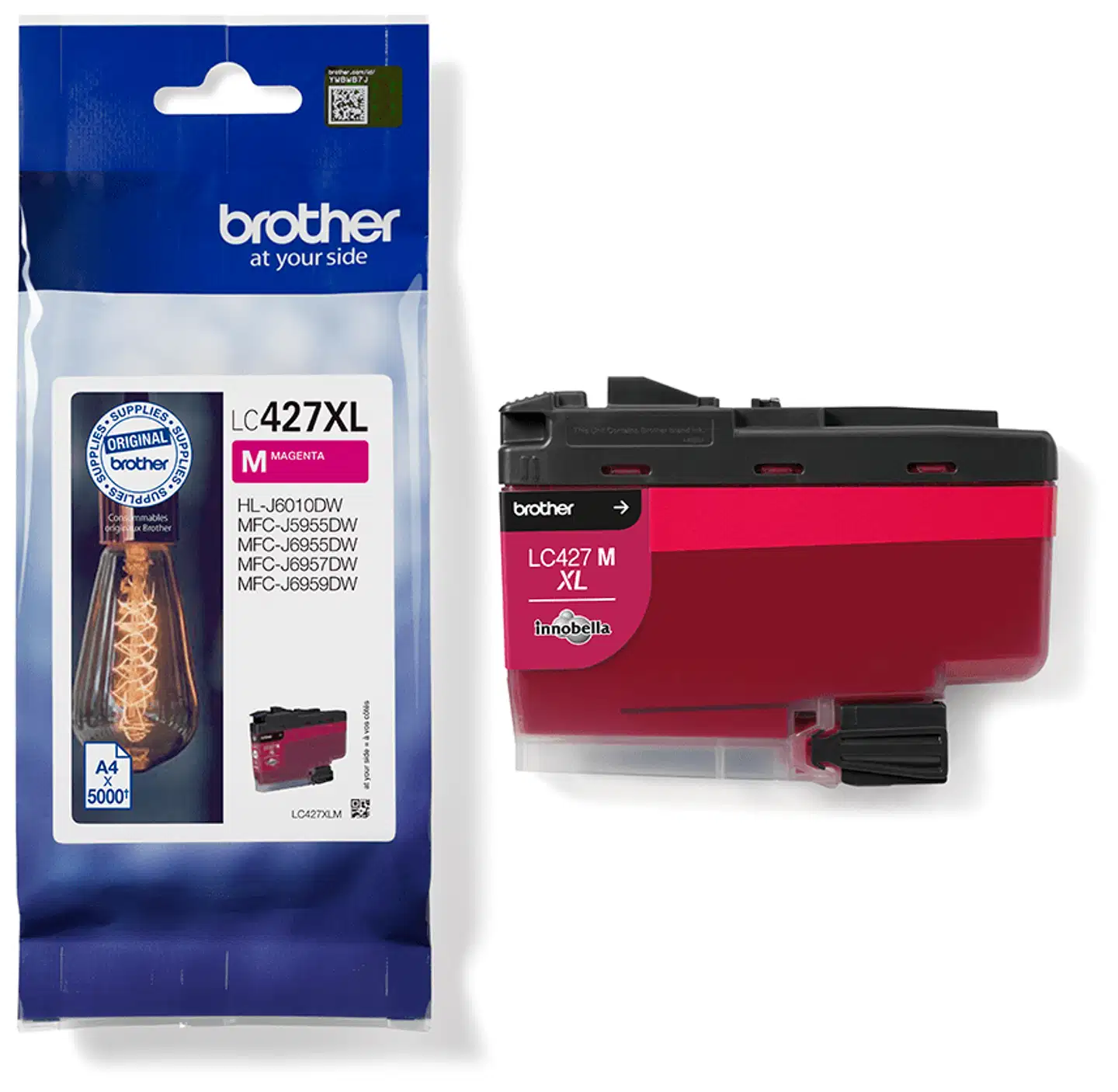 Brother mustepatruuna LC427XLM XL magenta - 3