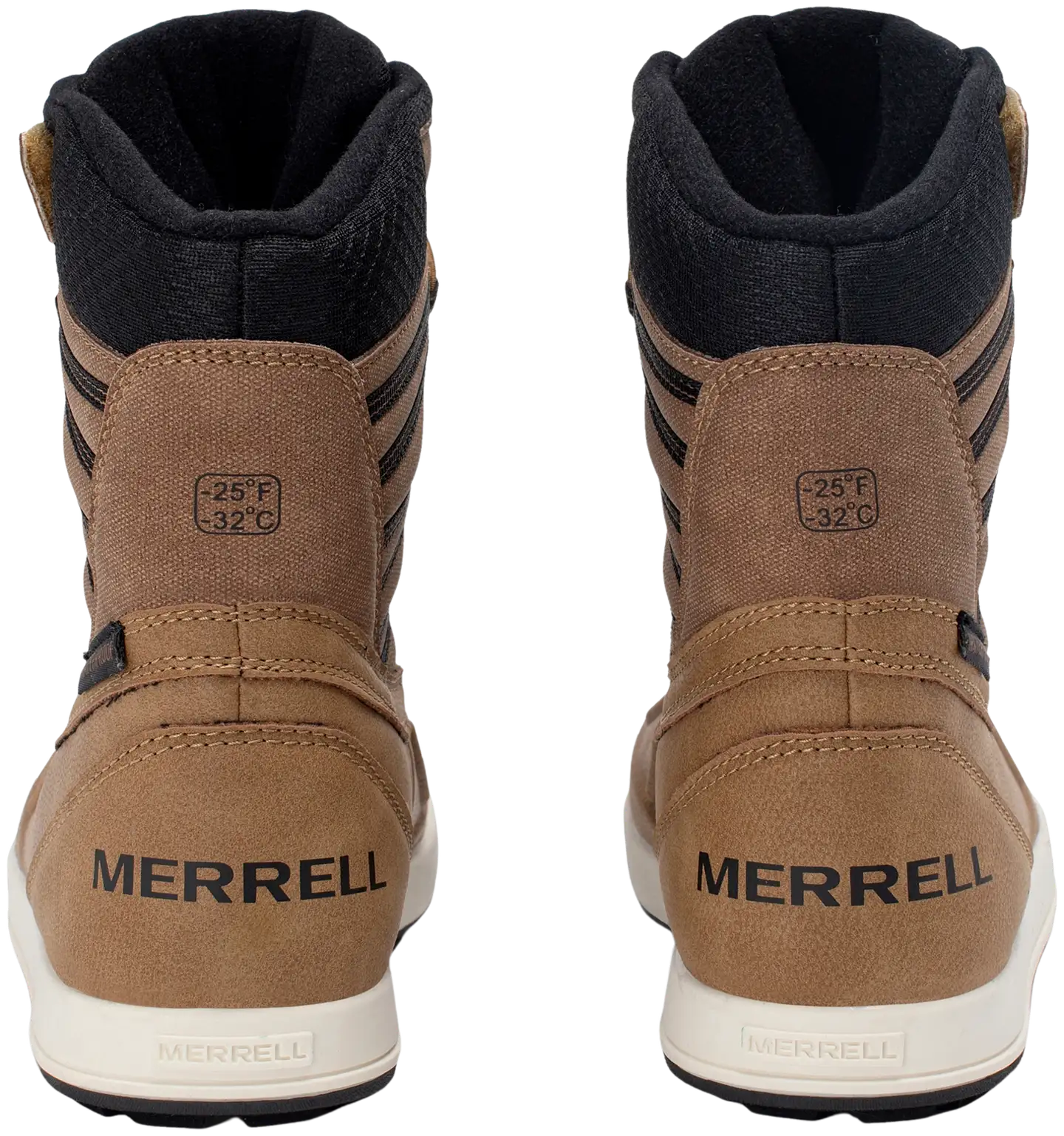 Merrell lasten vedenpitävä talvikenkä Snow Bank 5.0 - Wheat/Black - 5