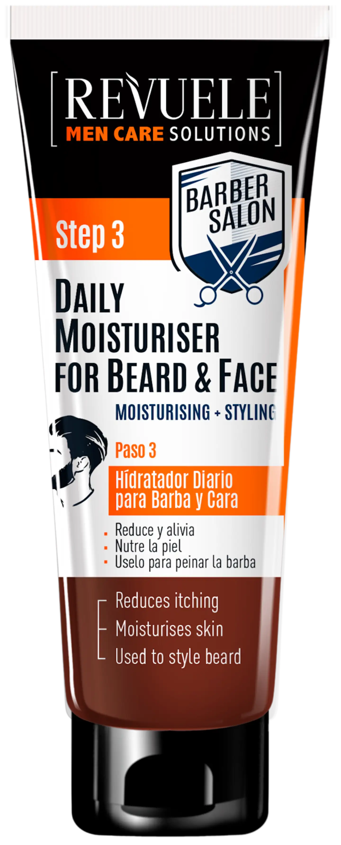 Revuele Men care Barber salon Kosteusvoide Parta & Kasvot 80ml