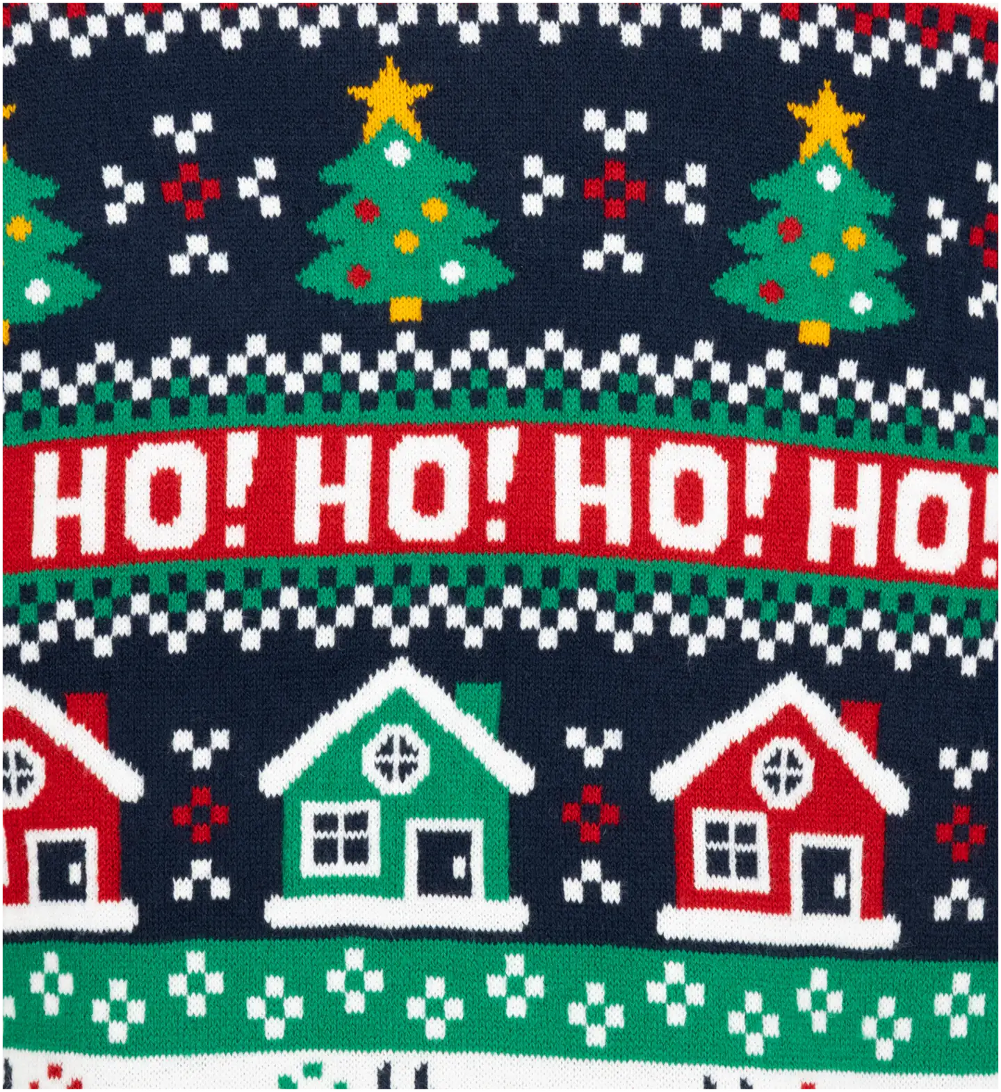 TEX miesten jouluneule Jacquard I992599 - Navy - 3