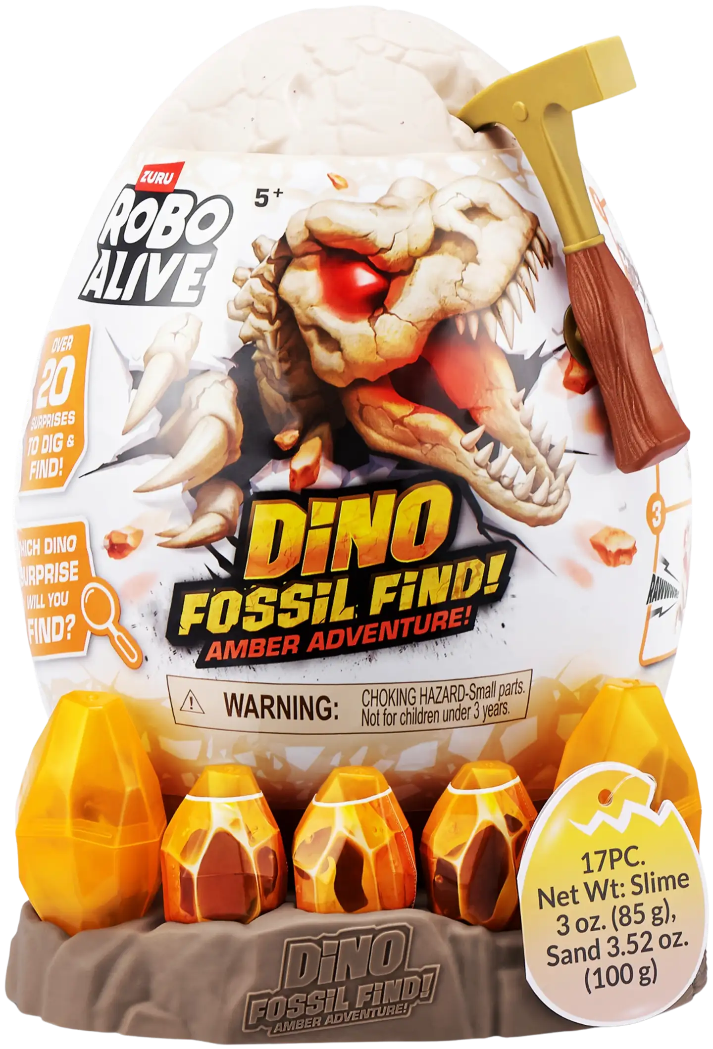 Robo Alive Fossil Find Amber Adventure - 2