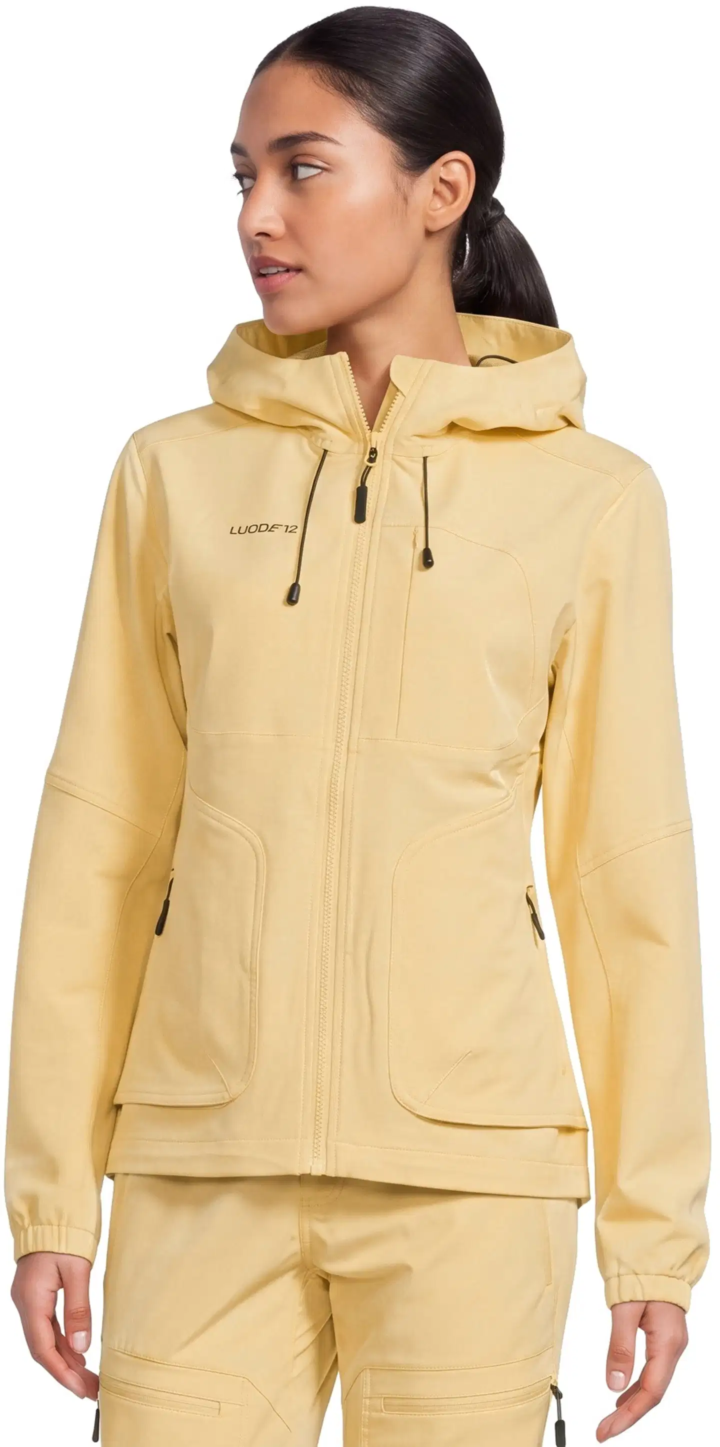 Luode12 naisten retkeilytakki loose-fit 223L112660 - golden haze - 1