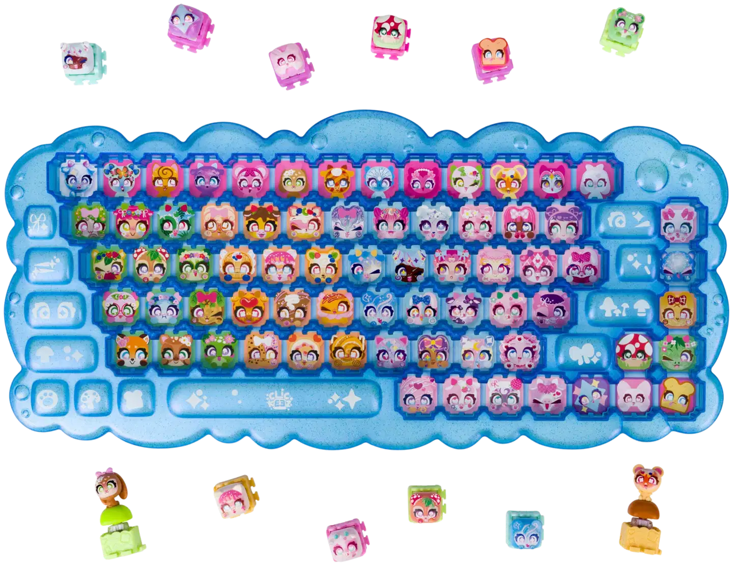 Clickeez Keyboard Mega Pack fidgetleikkisetti - 5
