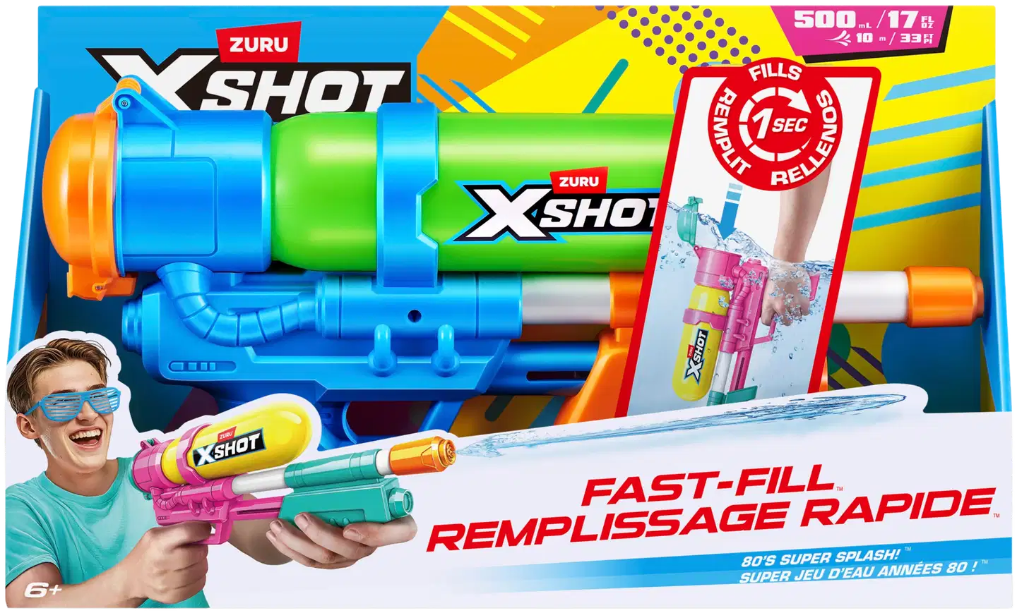 X-SHOT WATER vesipyssy Fast Fill Retro Blaster - 4