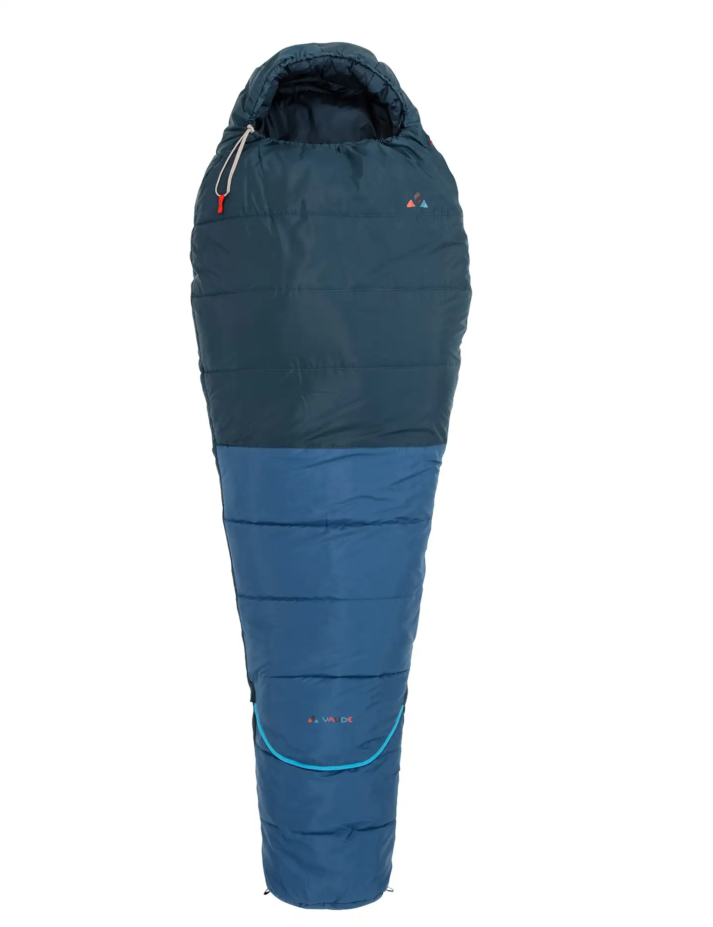 VAUDE lasten jatkettava (130-165 cm) makuupussi Kobel Adjust 500 II SYN, väri baltic sea - 3