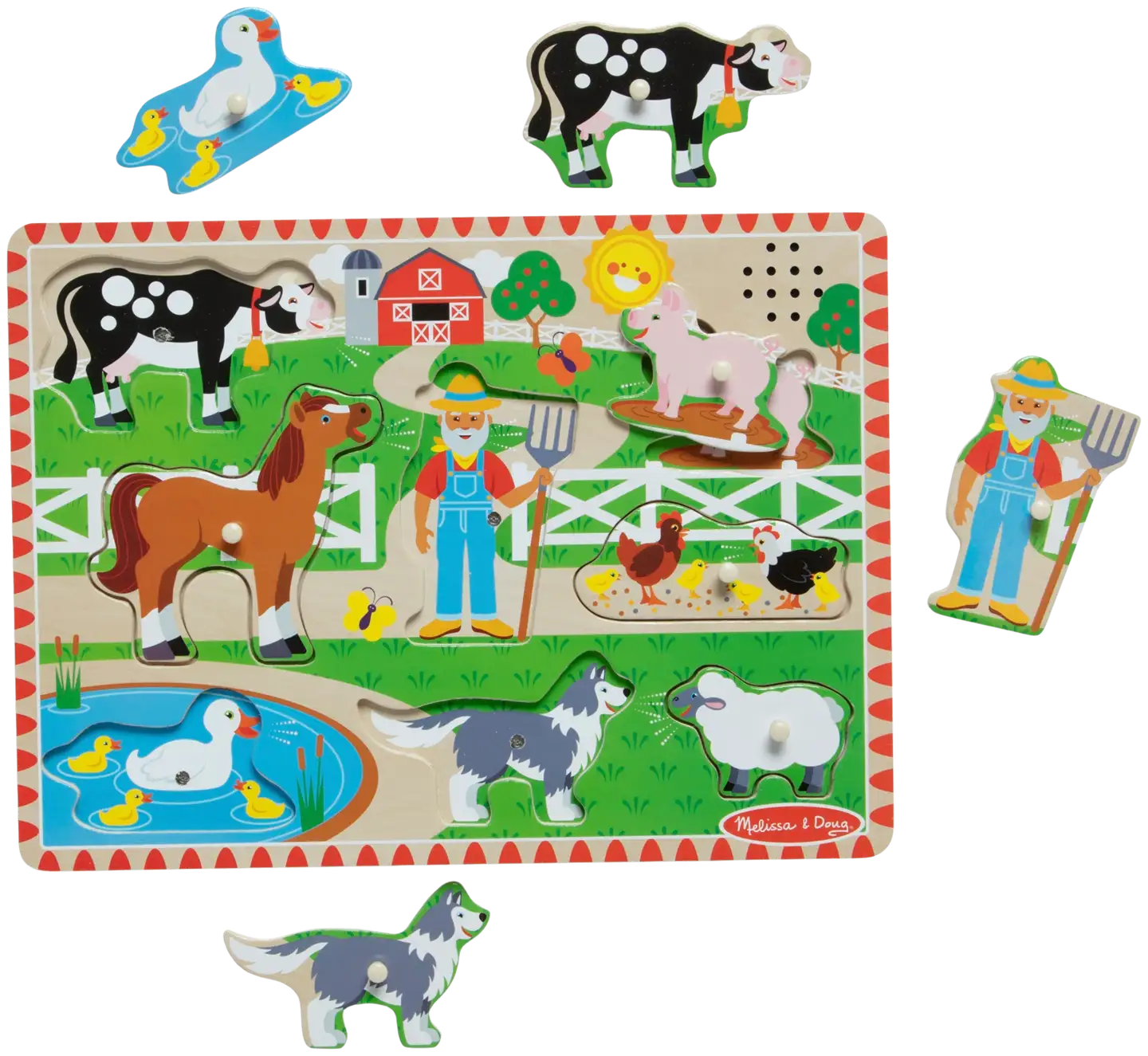 Melissa & doug Äänipalapeli Piippolan vaarilla oli talo (englanninkieliset laulut) - 3