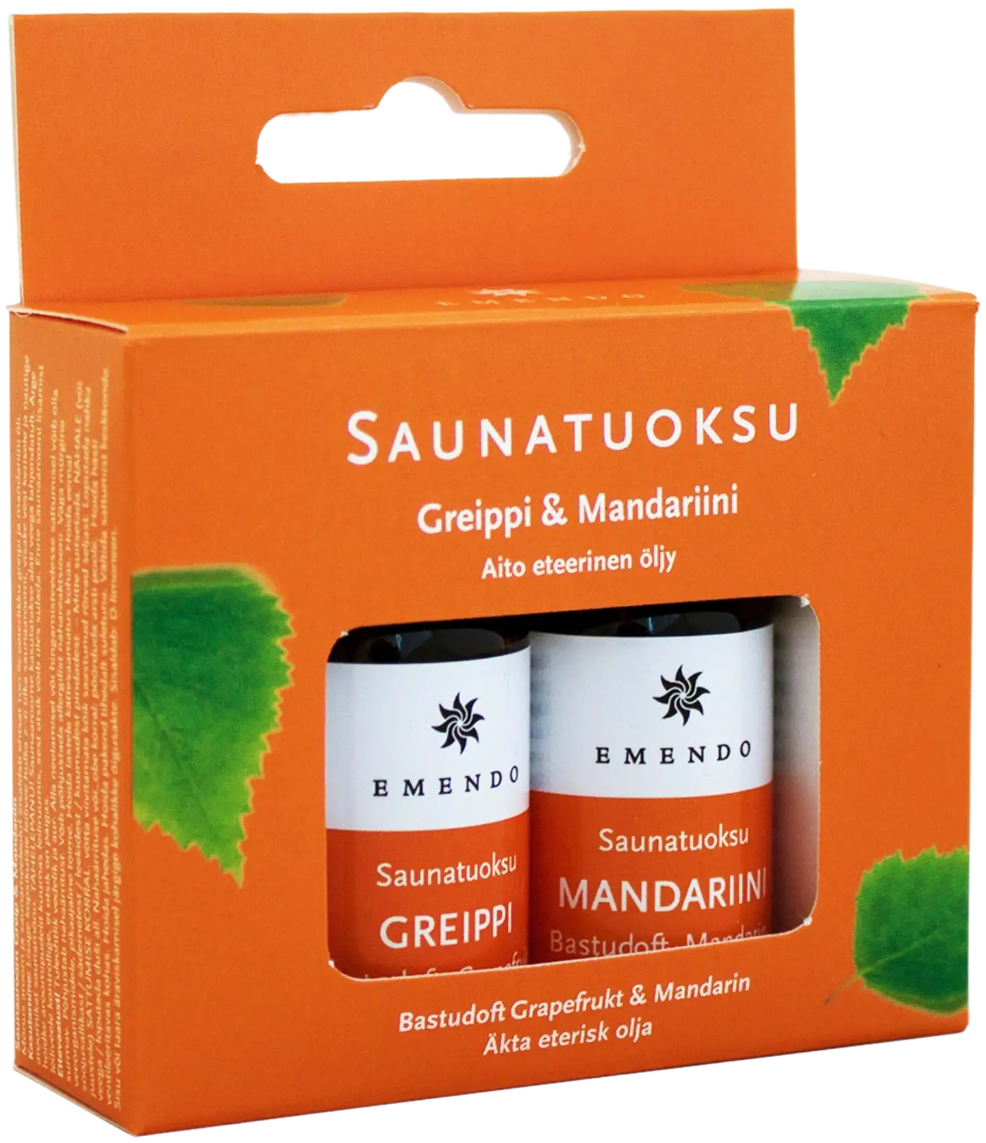 Emendo 2x10ml saunatuoksut greippi ja mandariini - 1