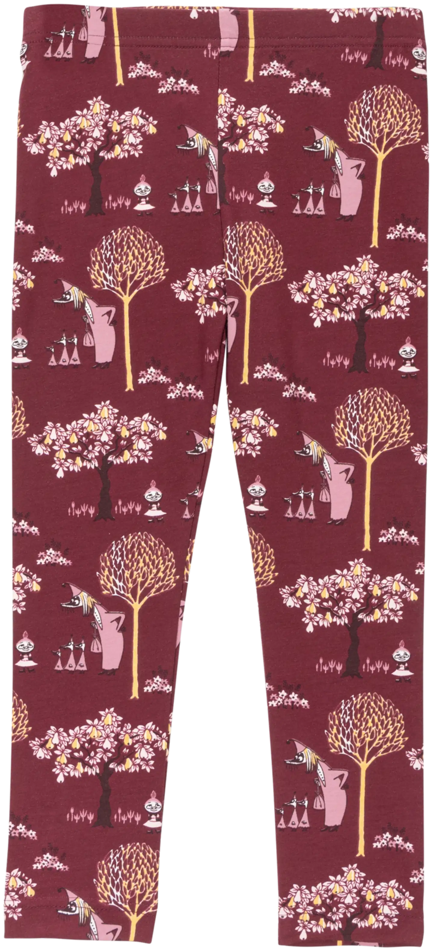 Muumi lasten leggingsit Vilijonkka 593467 - burgundi - 1