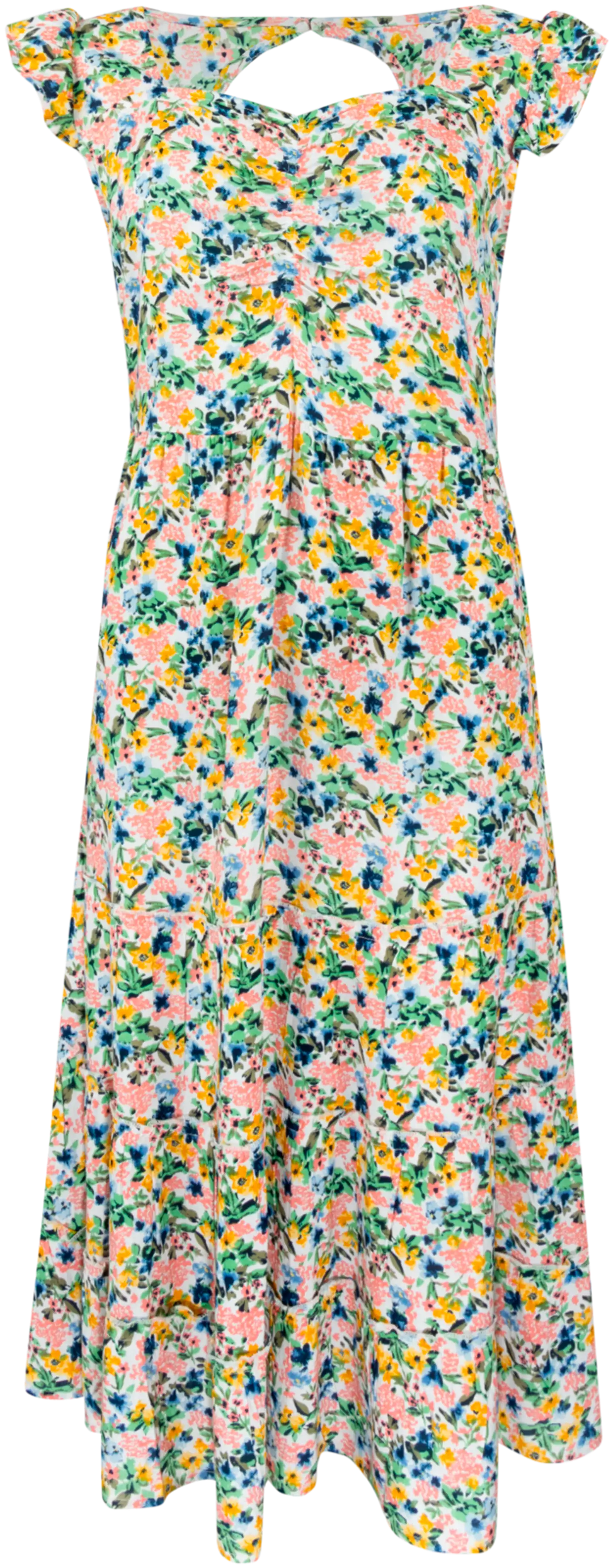 Margaux Riviera naisten midimekko SDSL_01 - FLOWER MULTICOL - 1