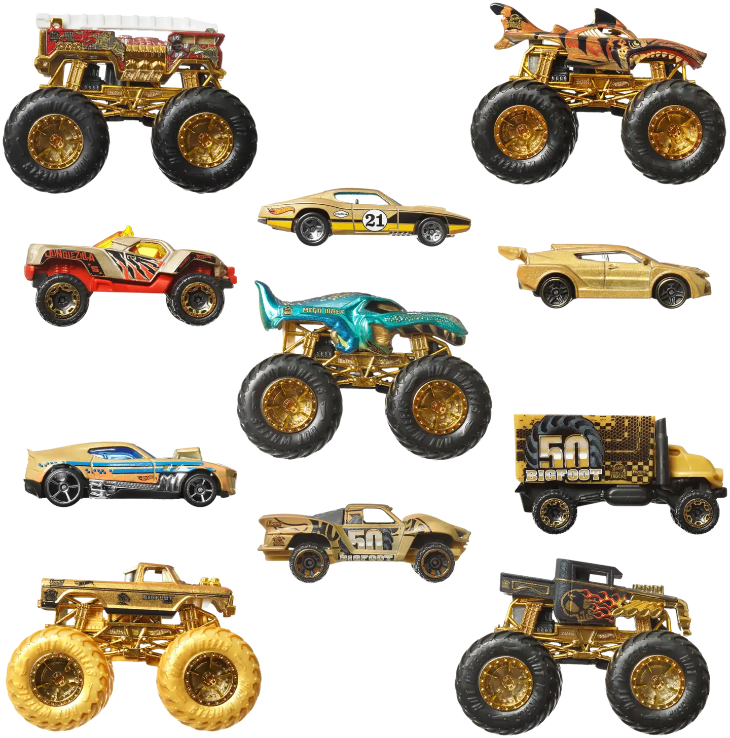 Monster Trucks Bigfoot Trophy Champions -autoleikkisetti - 3