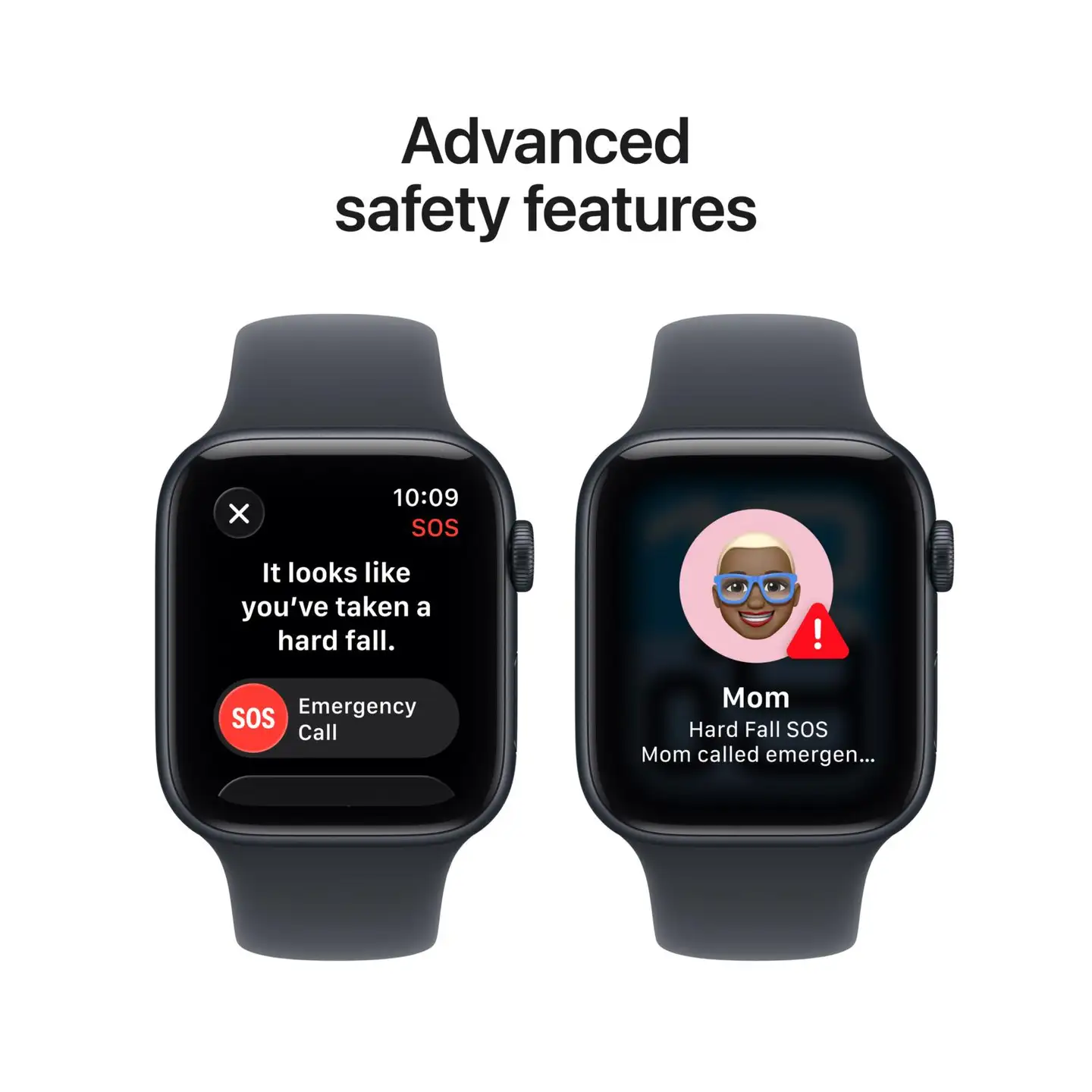 Apple Watch SE 3 GPS 44mm yönsininen alumiinikotelo, yönsininen sport ranneke - M/L - MEHQ4QN/A - 6