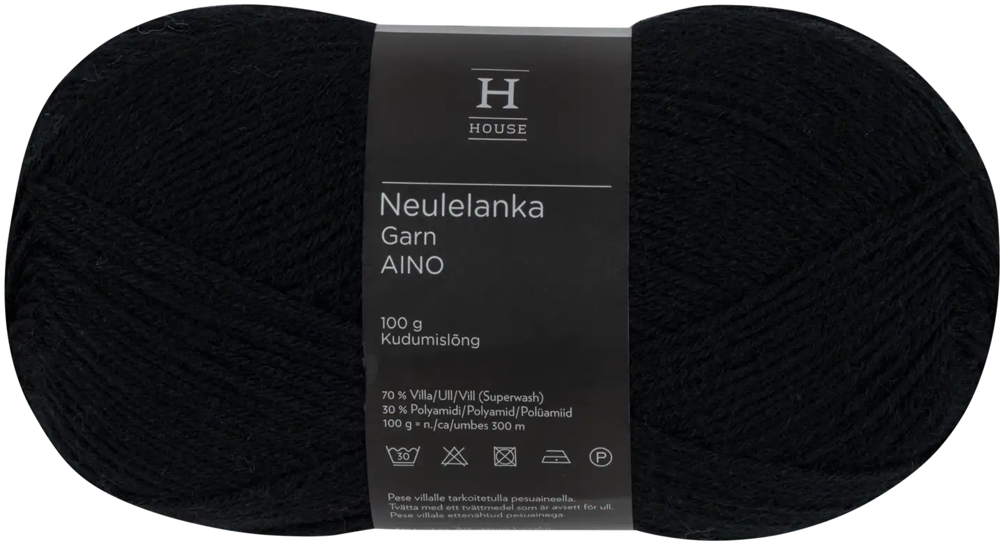 House lanka Aino villasekoite 100 g musta