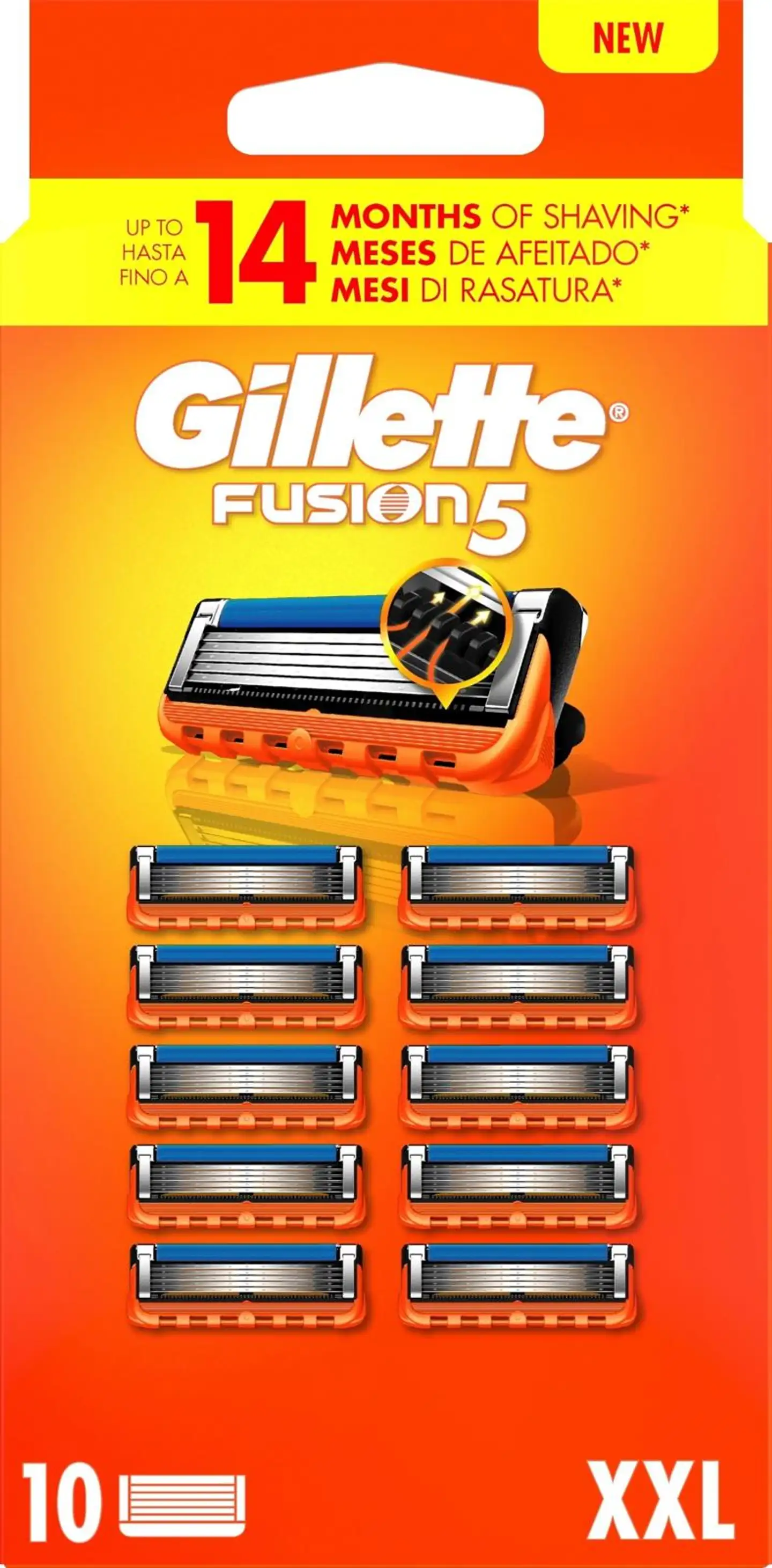 Gillette Fusion5 10kpl terä