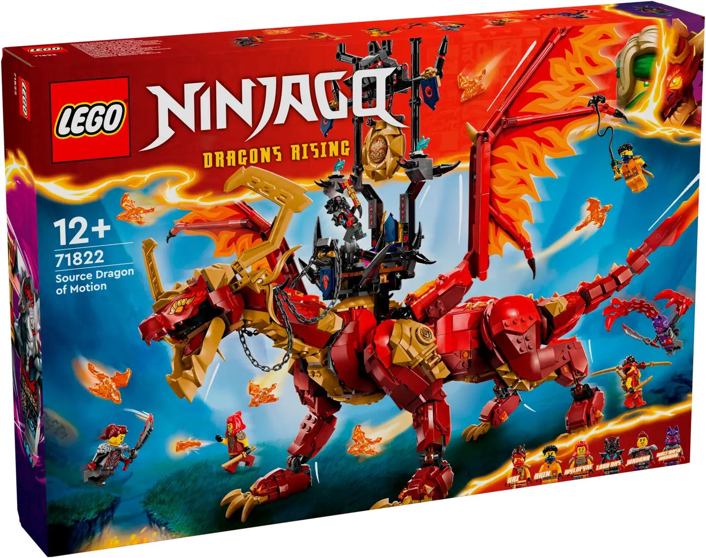 LEGO® Ninjago  71822 Liikkeen alkulohikäärme - 2