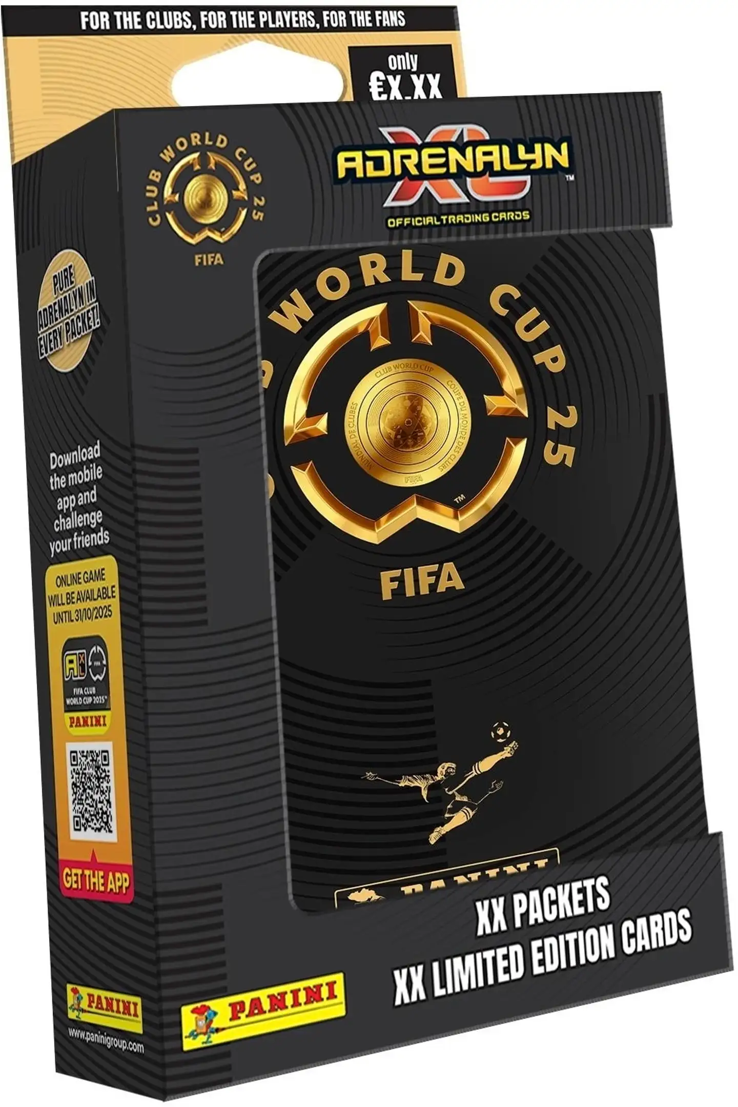 Fifa Club World Cup 25 Adrenalyn XL -taskumetallirasia keräilykortit
