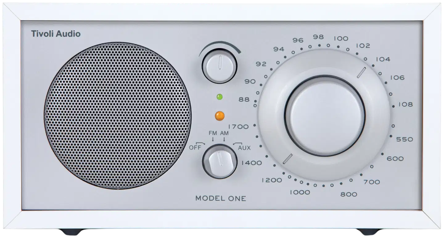 Tivoli Audio pöytäradio Model One valkoinen/hopea - 1