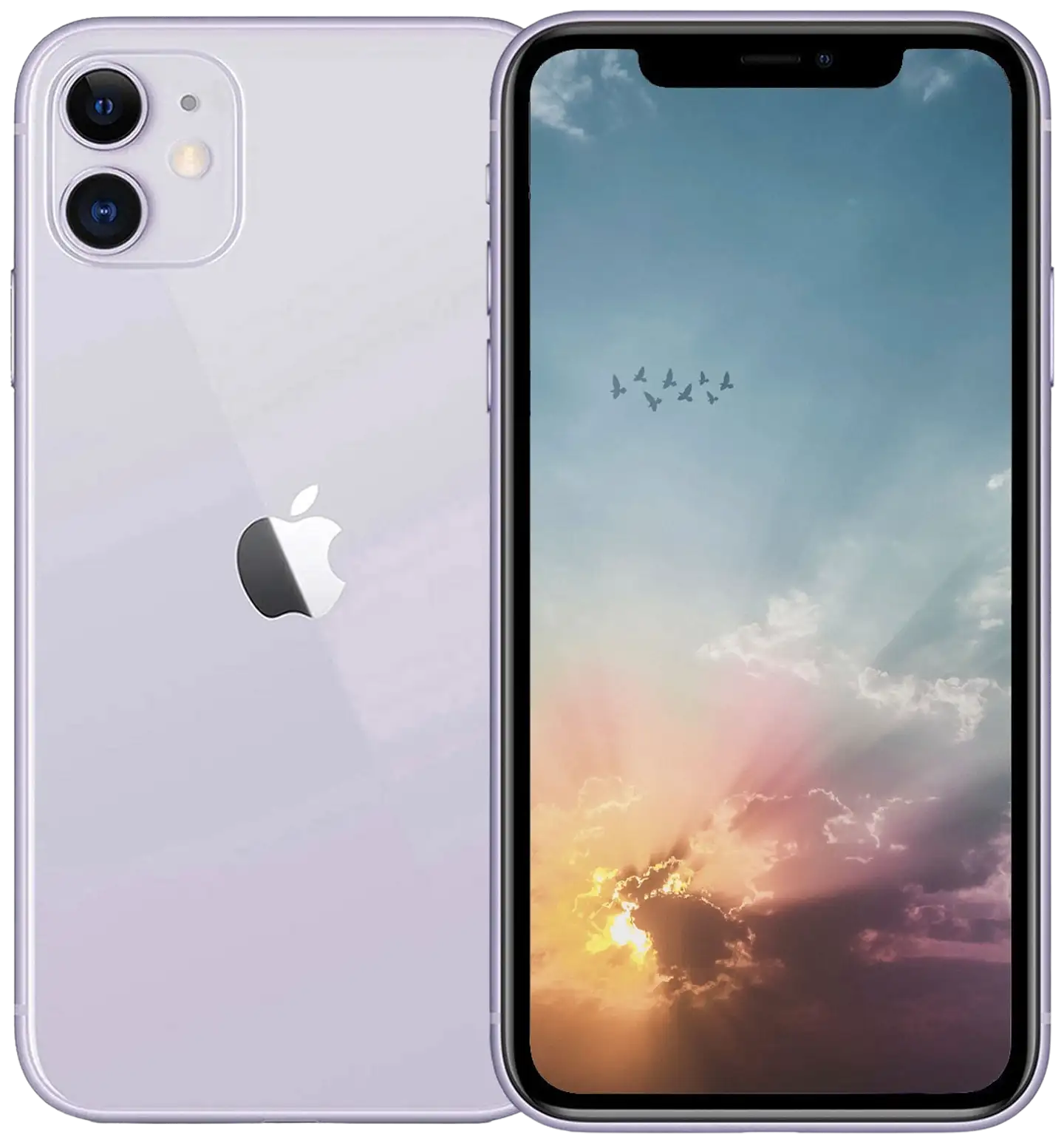 Apple iPhone 11 128GB älypuhelin Purple, tehdashuollettu, käytetty puhelin