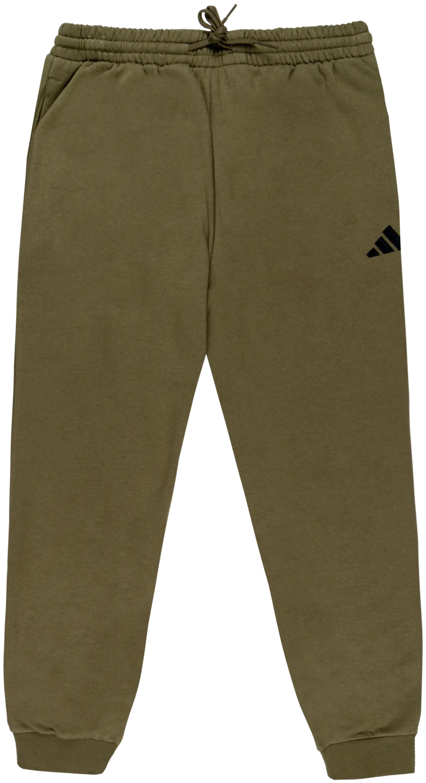 adidas miesten collegehousut Feelcozy JE3812 - Olive strada - 1