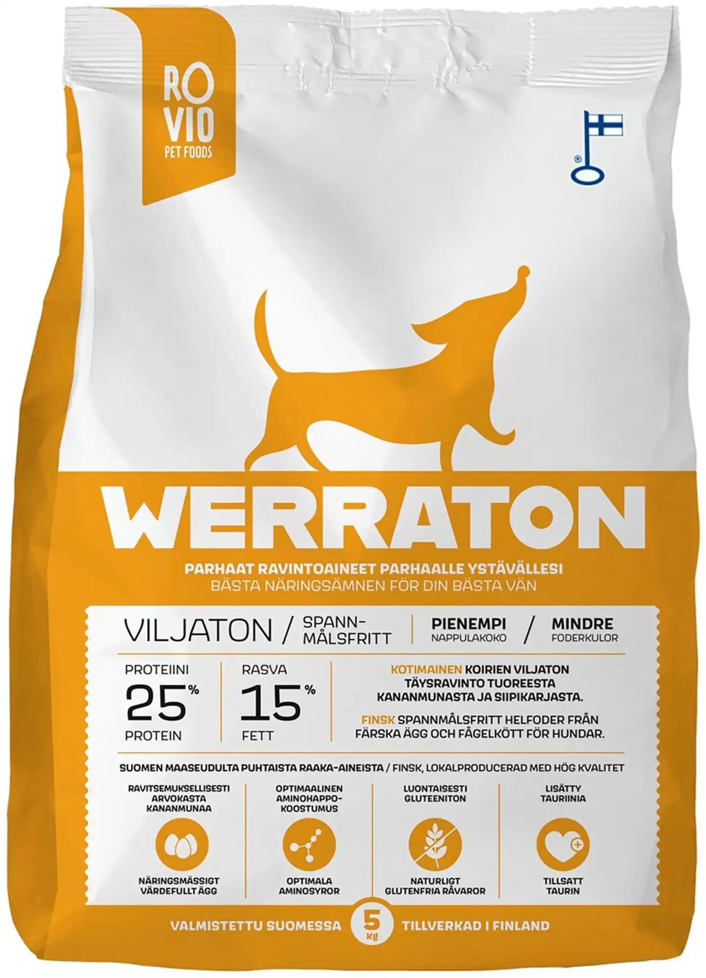 Rovio Pet Foods Werraton Viljaton 5 kg