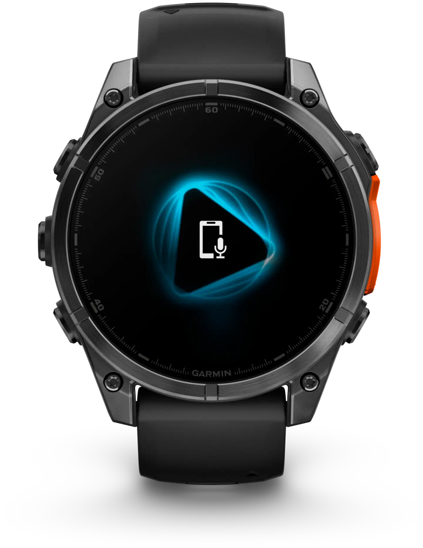 Garmin urheilukello Fenix 8 AMOLED 47 mm tummanharmaa/musta - 3