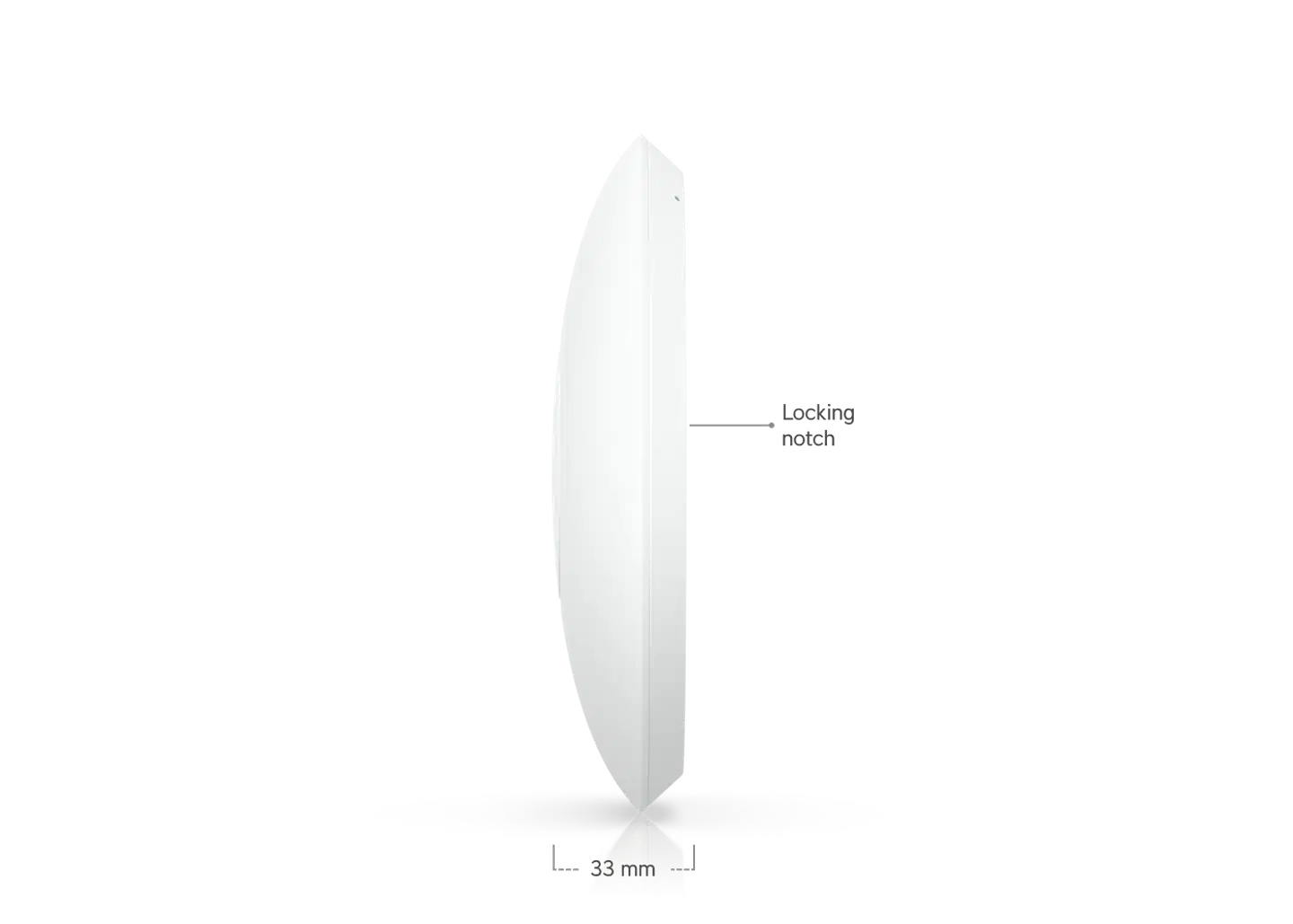 Ubiquiti kompakti kattoon asennettava WiFi 7 -tukiasema 2.5 GbE uplink U7-Lite - 9