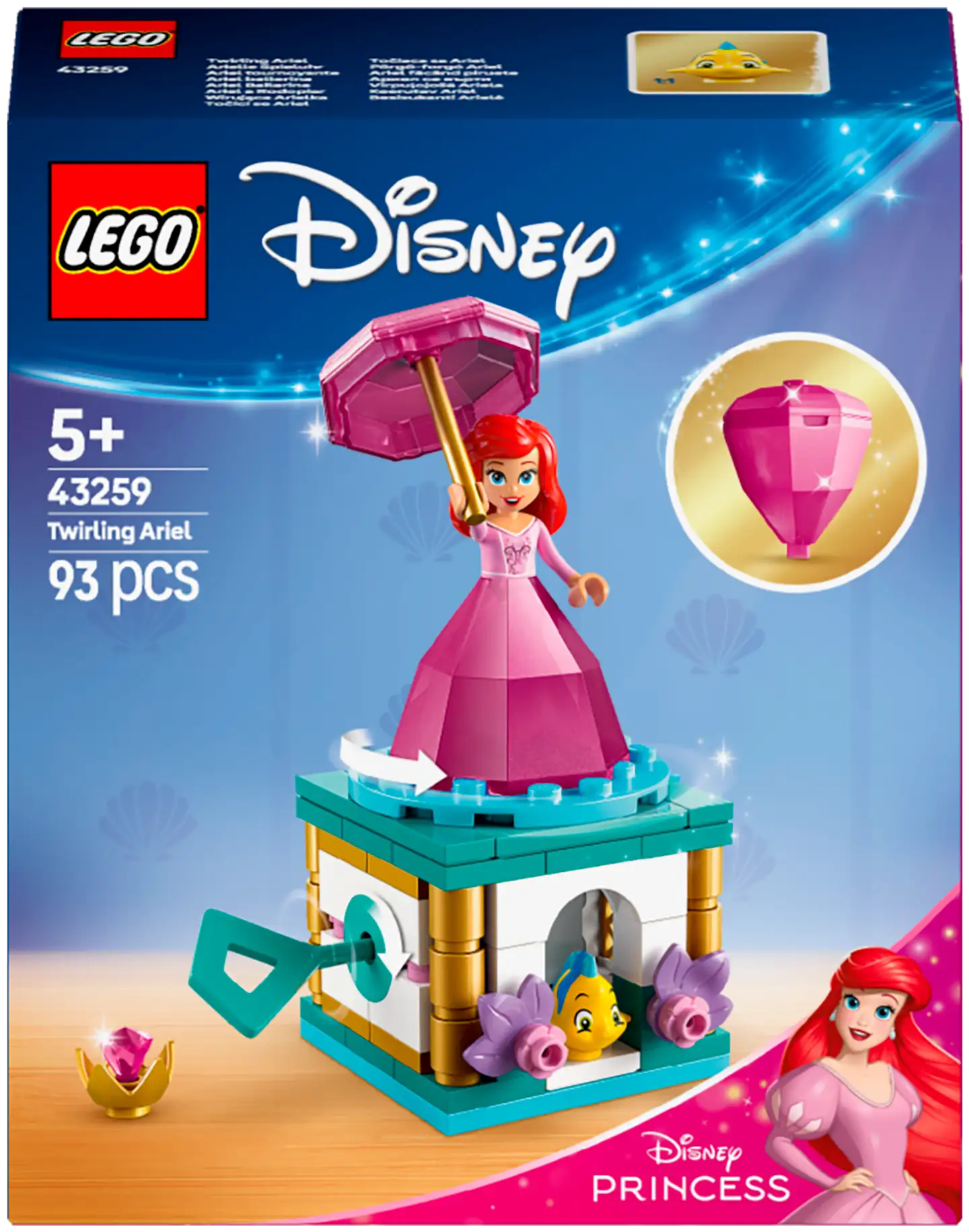 LEGO® Disney Princess 43259 Pyörähtelevä Ariel - 2