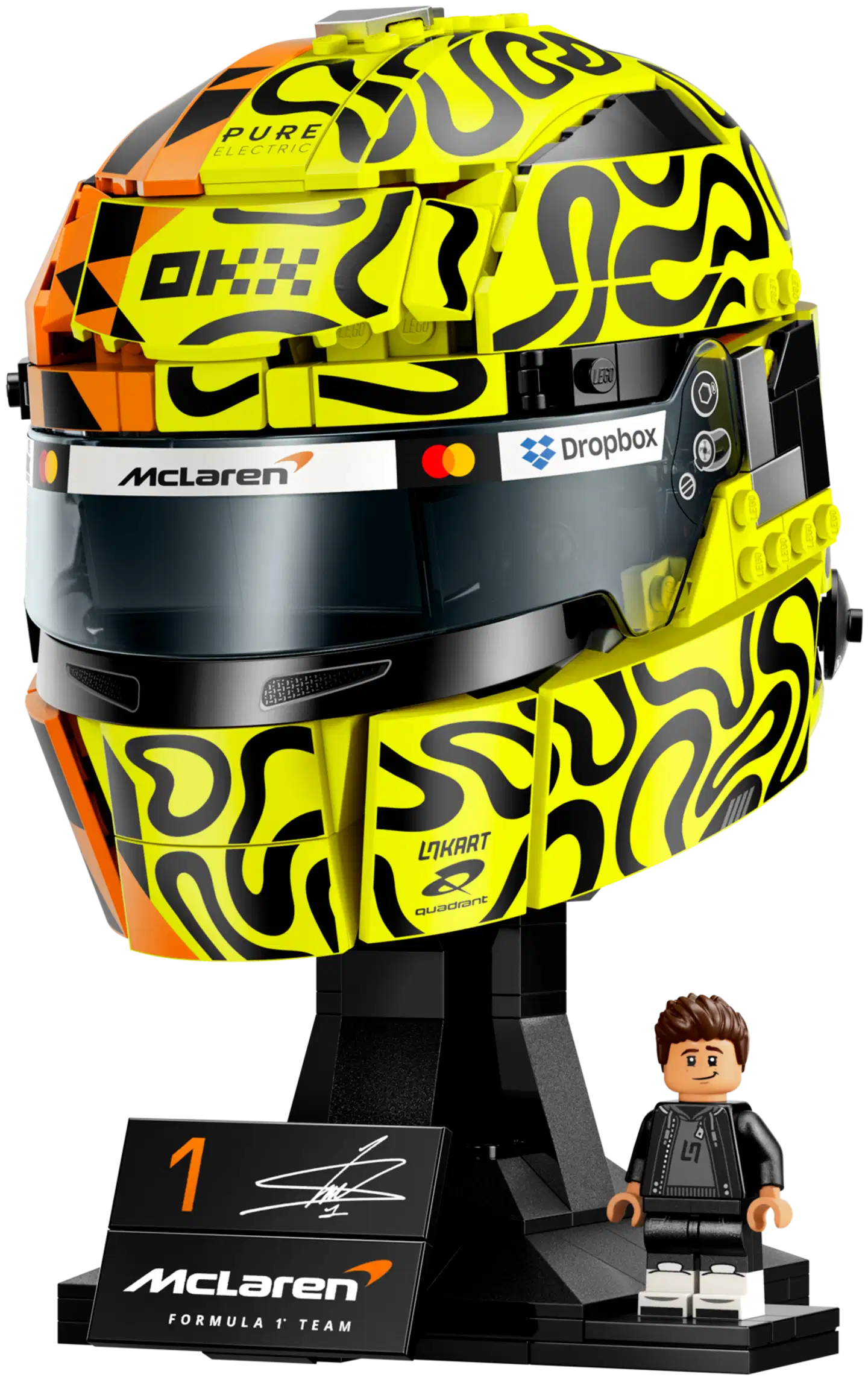 LEGO® 43023, McLaren Mastercard F1® Team ‑kypärä – Lando Norris - 2