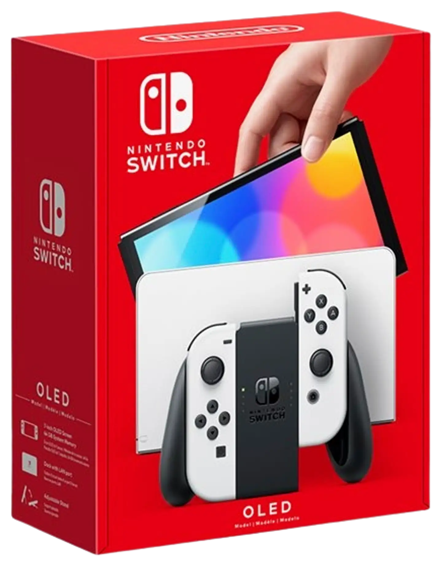 Nintendo Switch pelikonsoli OLED  White - 10