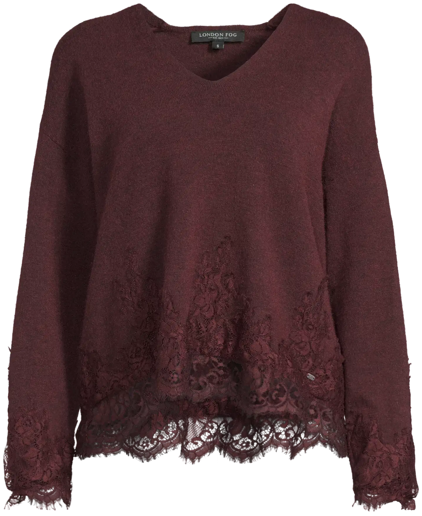 London Fog naisten juhlaneule 213L264030 - wine red - 2