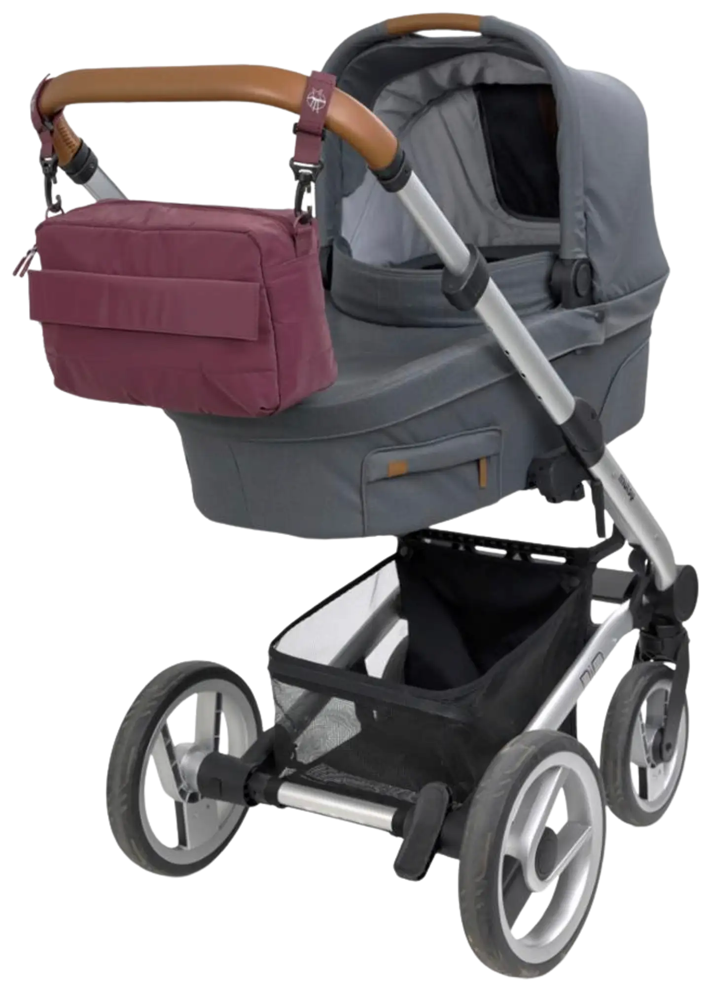 Lässig hoitolaukku Organizer 2-in-1 punainen - 3
