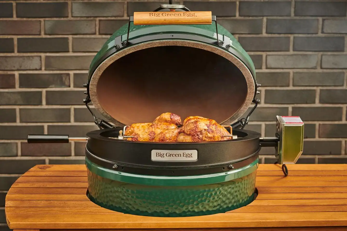 Big Green Egg grillivarras Rotisserie L - 4