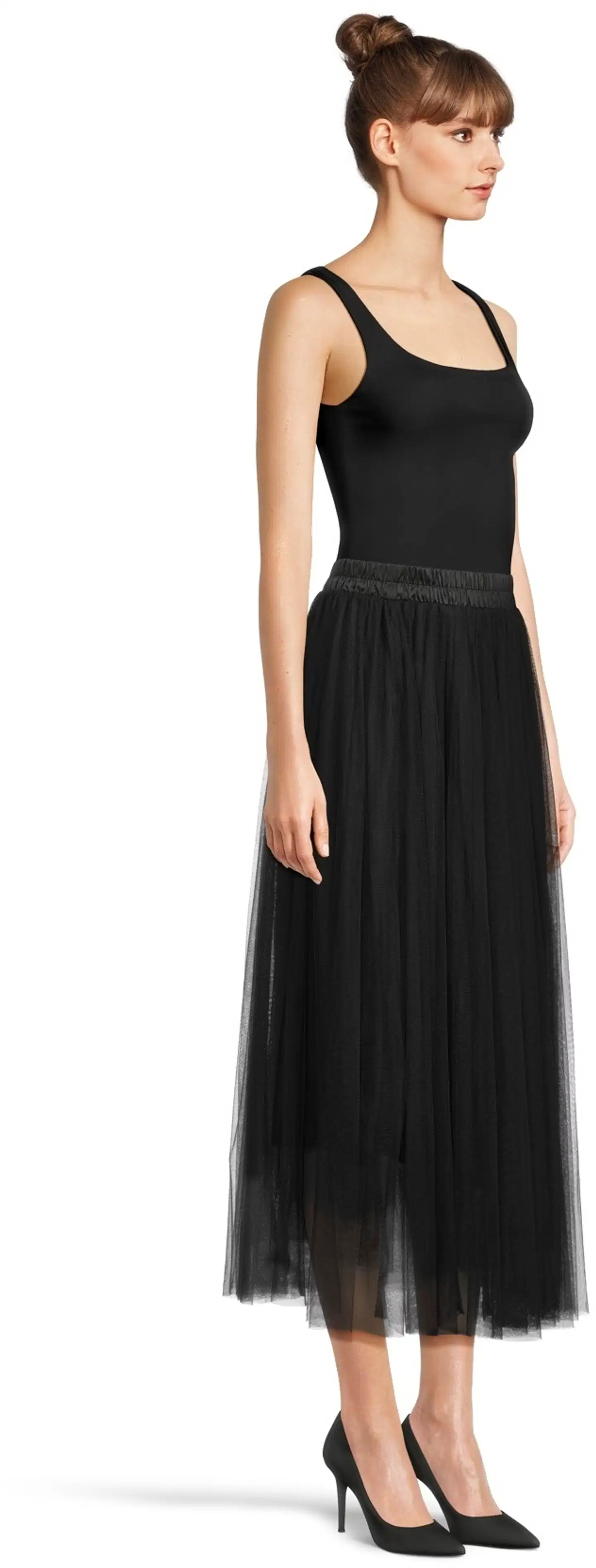 House naisten tyllihame 221H492404 - Jet Black - 4