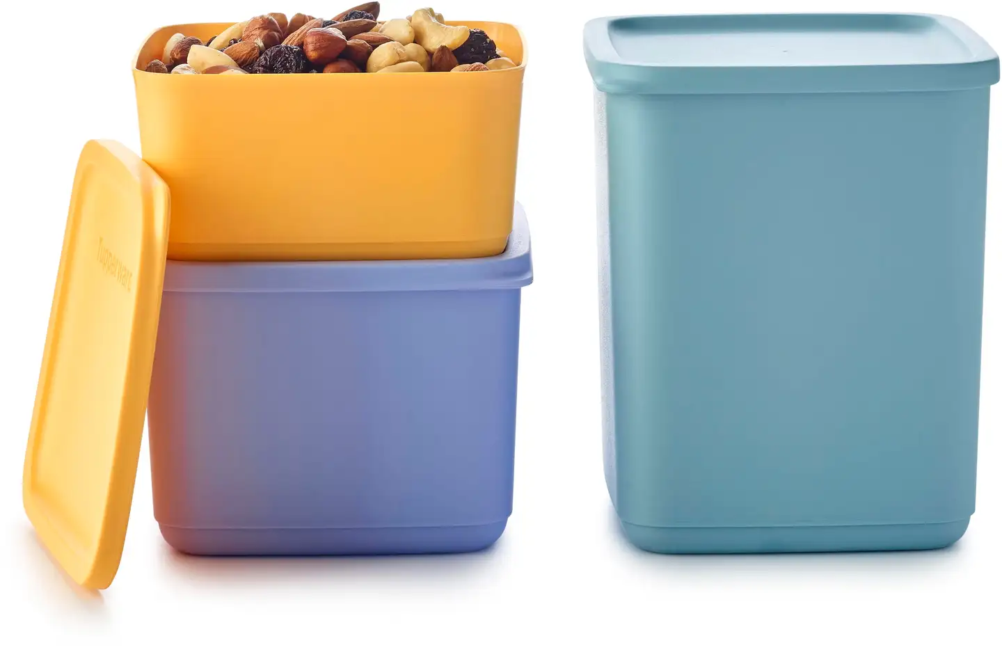 Tupperware rasiasetti Cubix 650 ml + 1 l + 1,8 l - 8