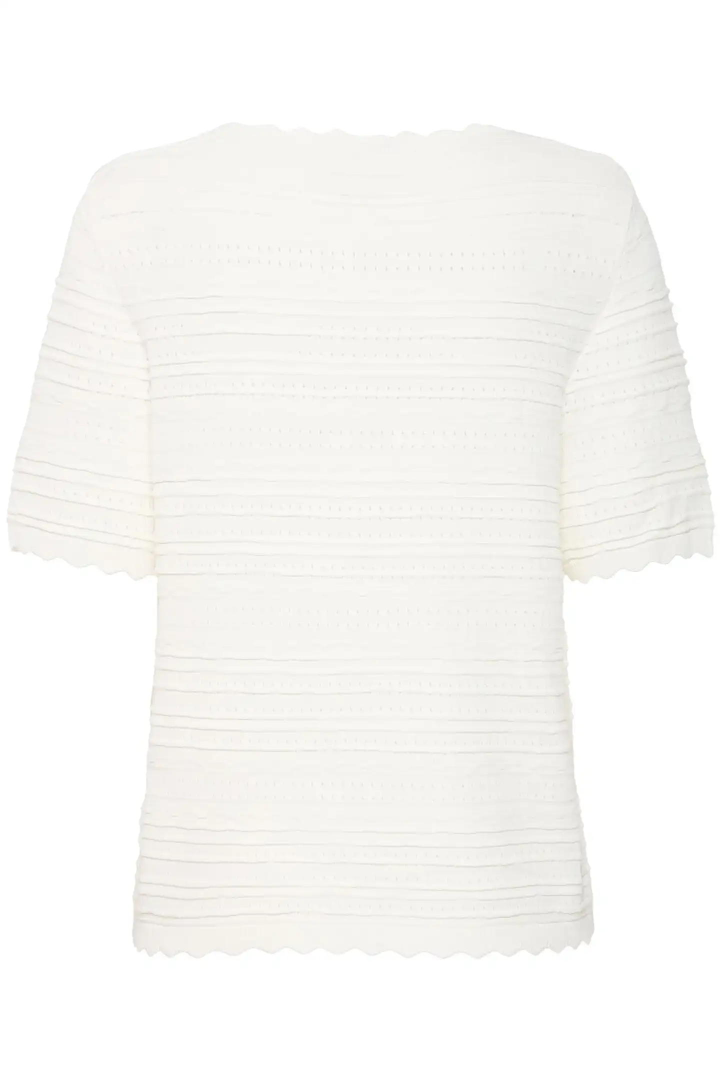 B.young naisten neulepusero Byopeya - Optical white - 2