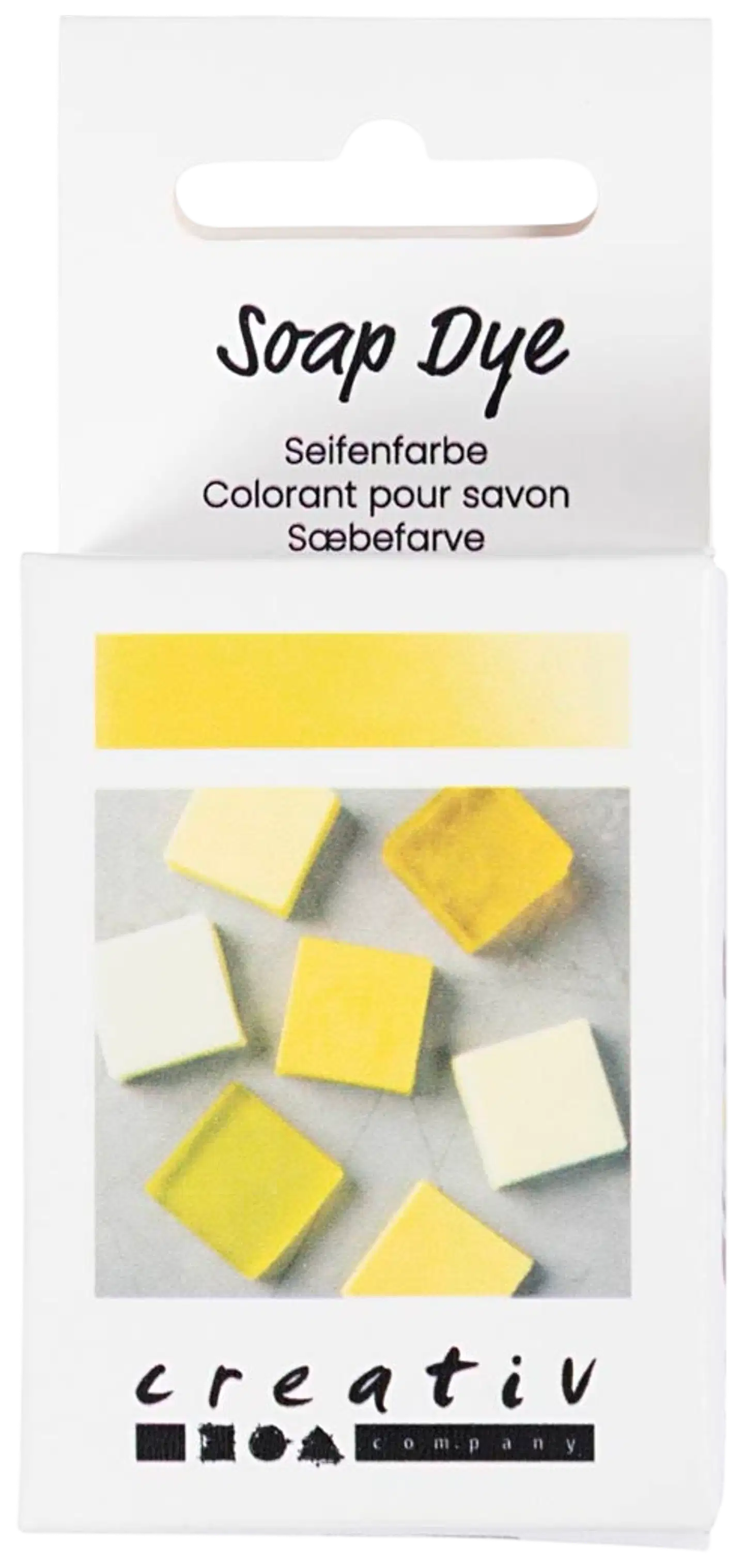 Creativ Company saippuaväri, kerma, keltainen, 10 ml - 2