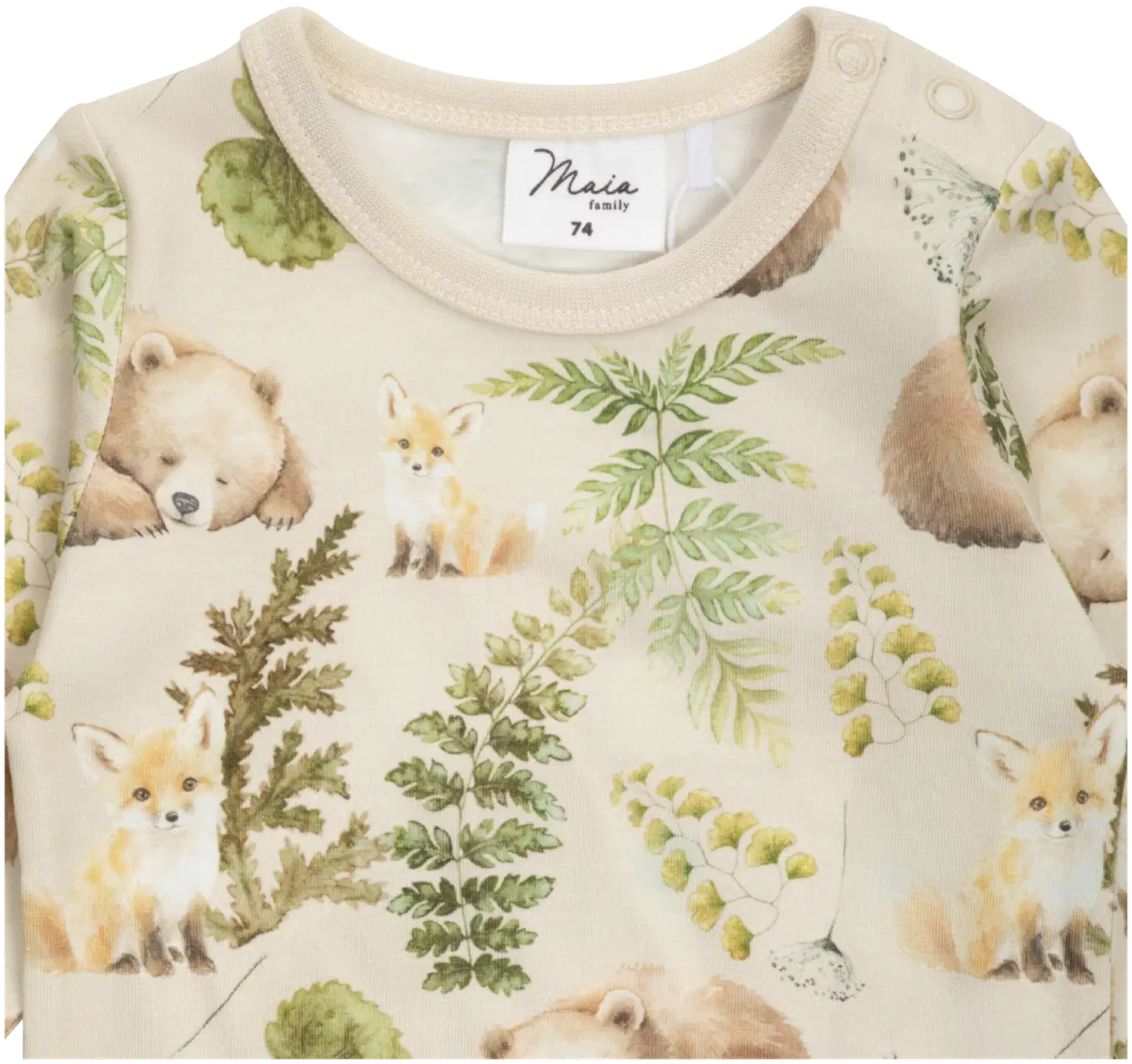 Maia family vauvojen body Päiväunet 205693 - beige - 2