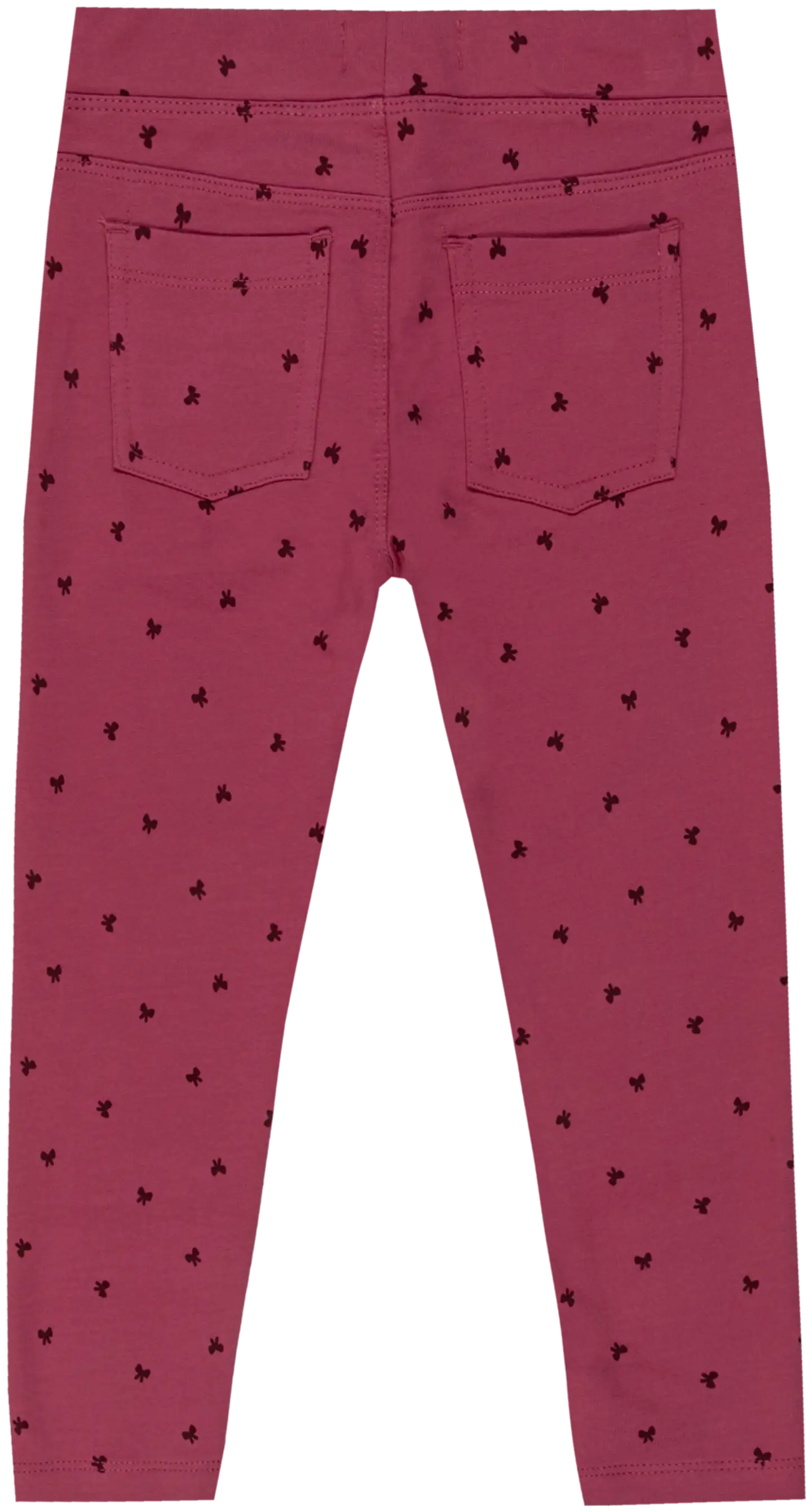 TEX lasten leggingsit perhonen I993847 - merlot - 2
