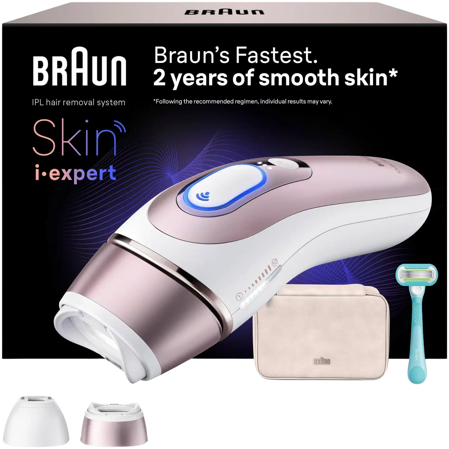 Braun Smart IPL Skin i·expert ihokarvanpoistolaite, 2 Smart-käsittelypäätä PL7211 - 1